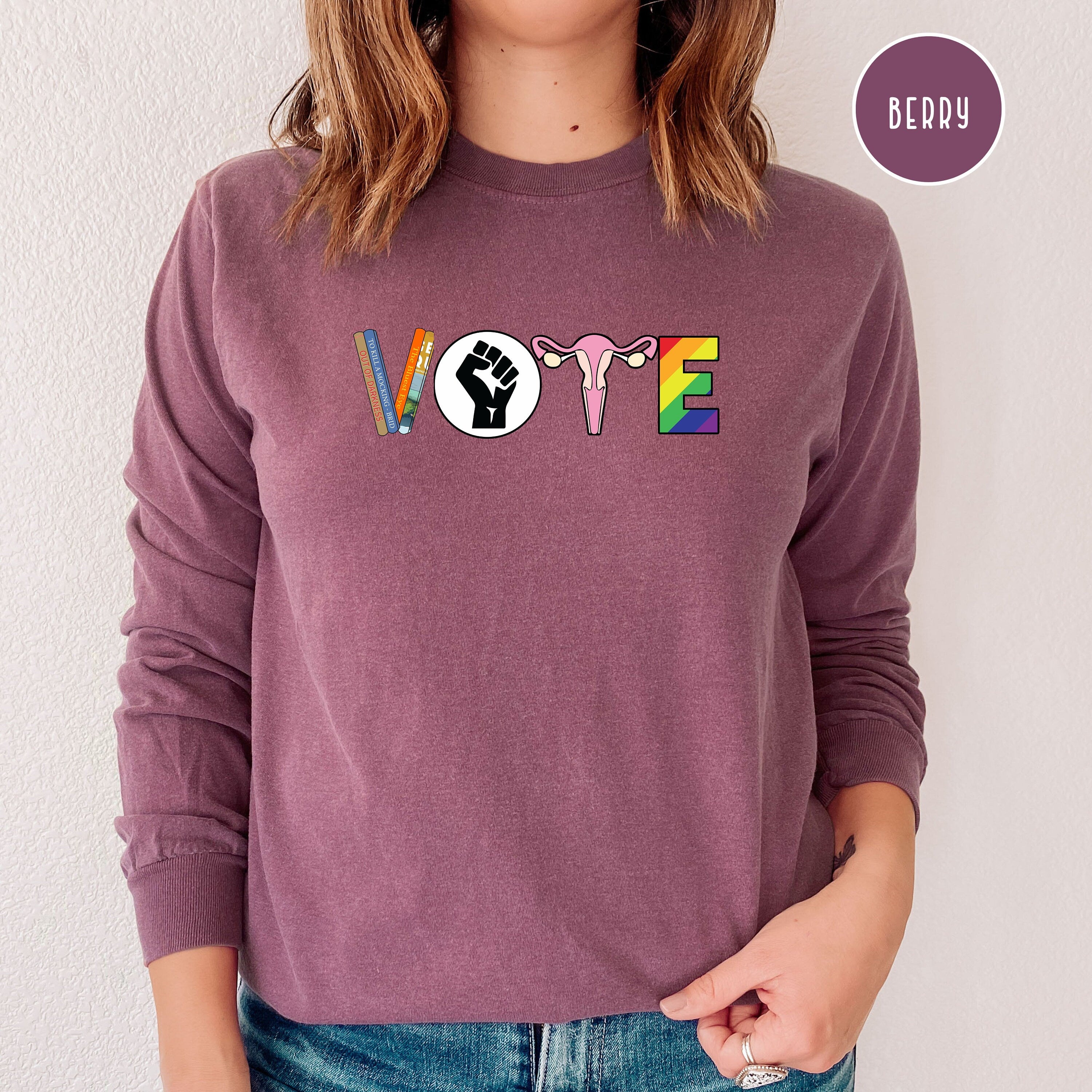 Vote Comfort Colors® Long Sleeve Tee