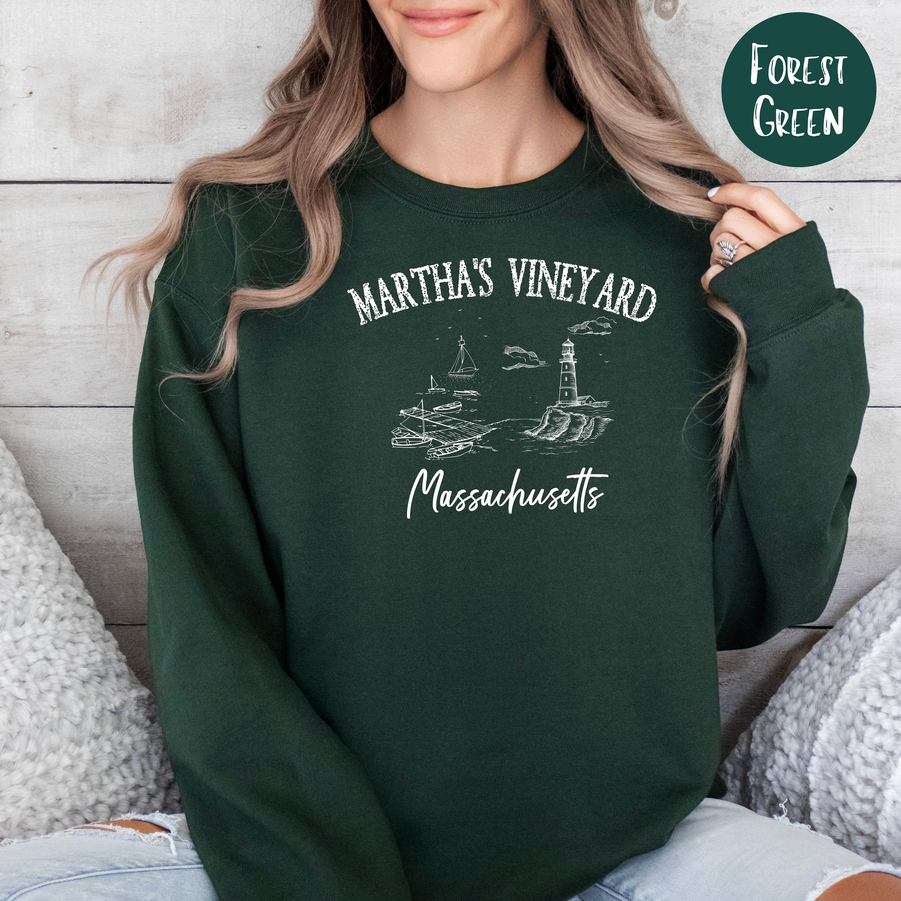 Martha's Vineyard Grunge Style Sweatshirt