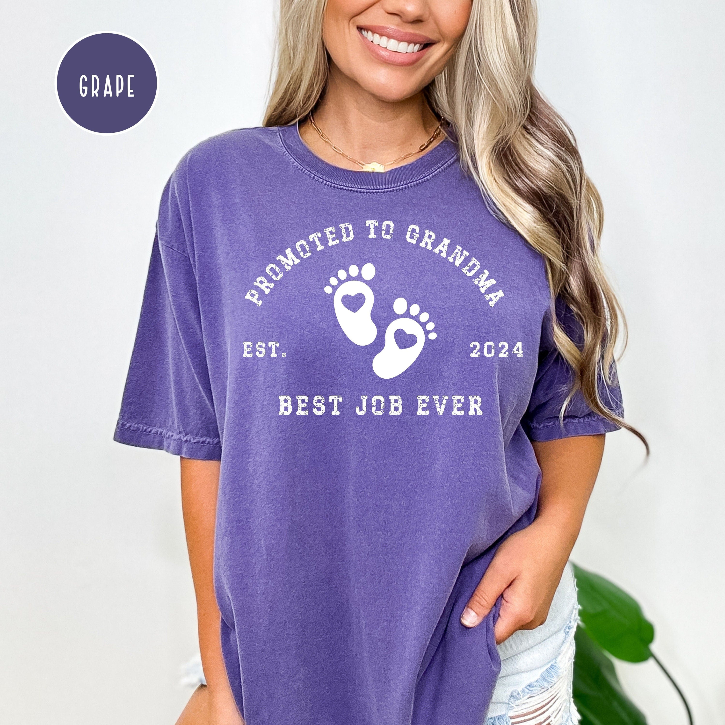 Promoted to Grandma Comfort Colors® Tee