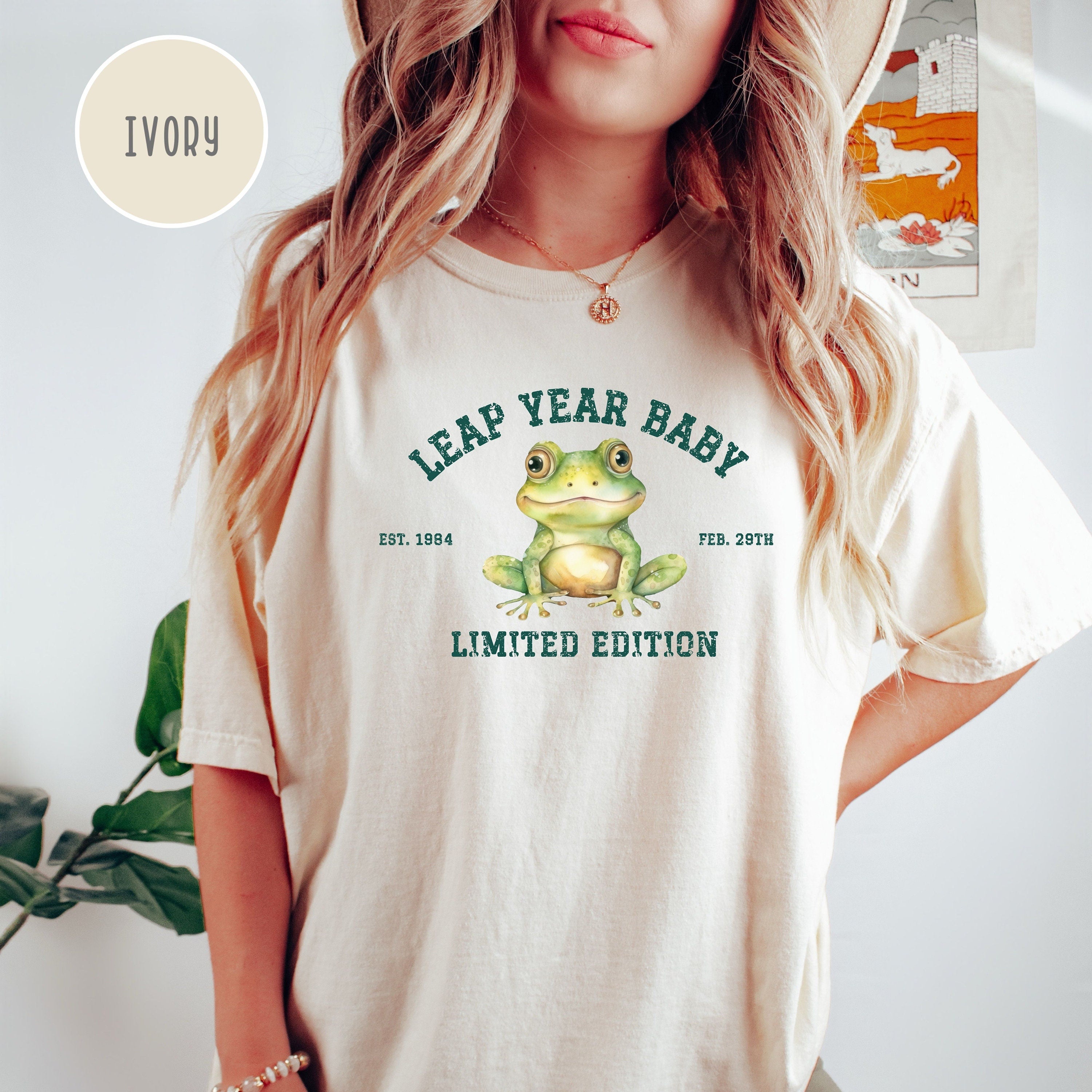 Leap Year Baby Comfort Colors® Birthday Gift Tee - Can Be Customized