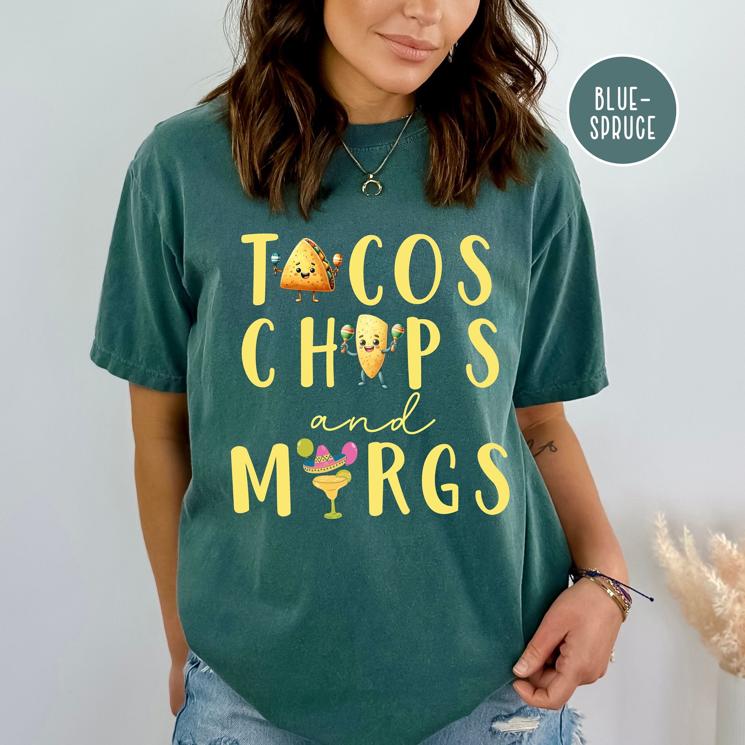 Cinco de Mayo Tacos Chips & Margaritas Comfort Colors® Tee