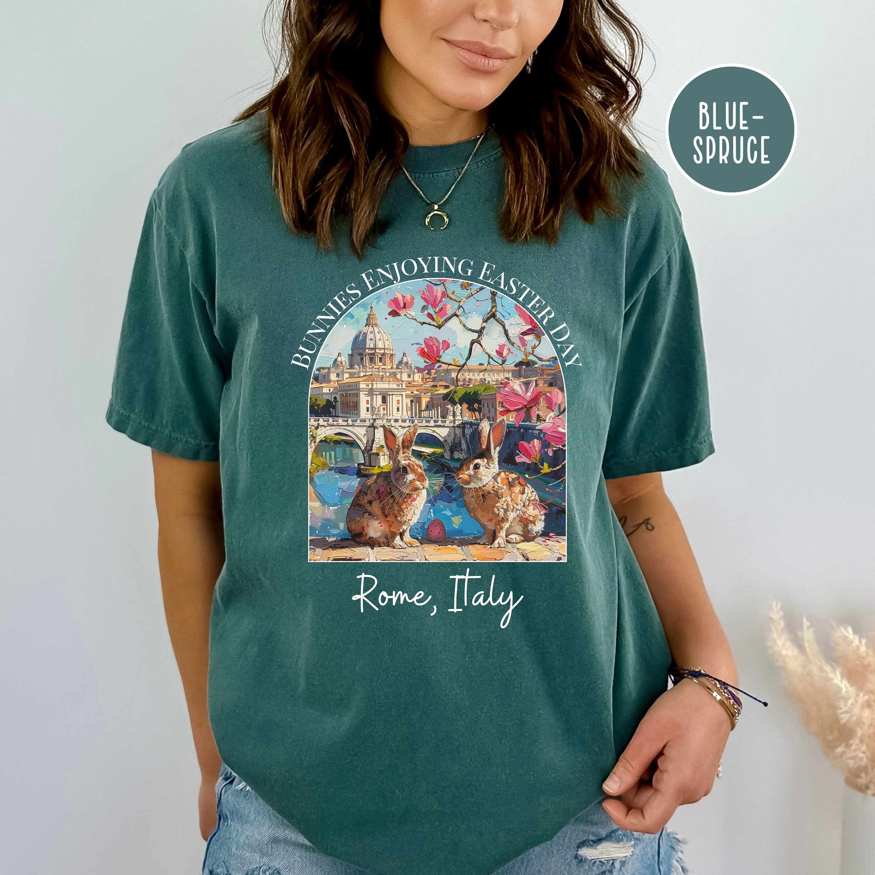 Bunny Rabbits in Rome Comfort Colors® T-Shirt