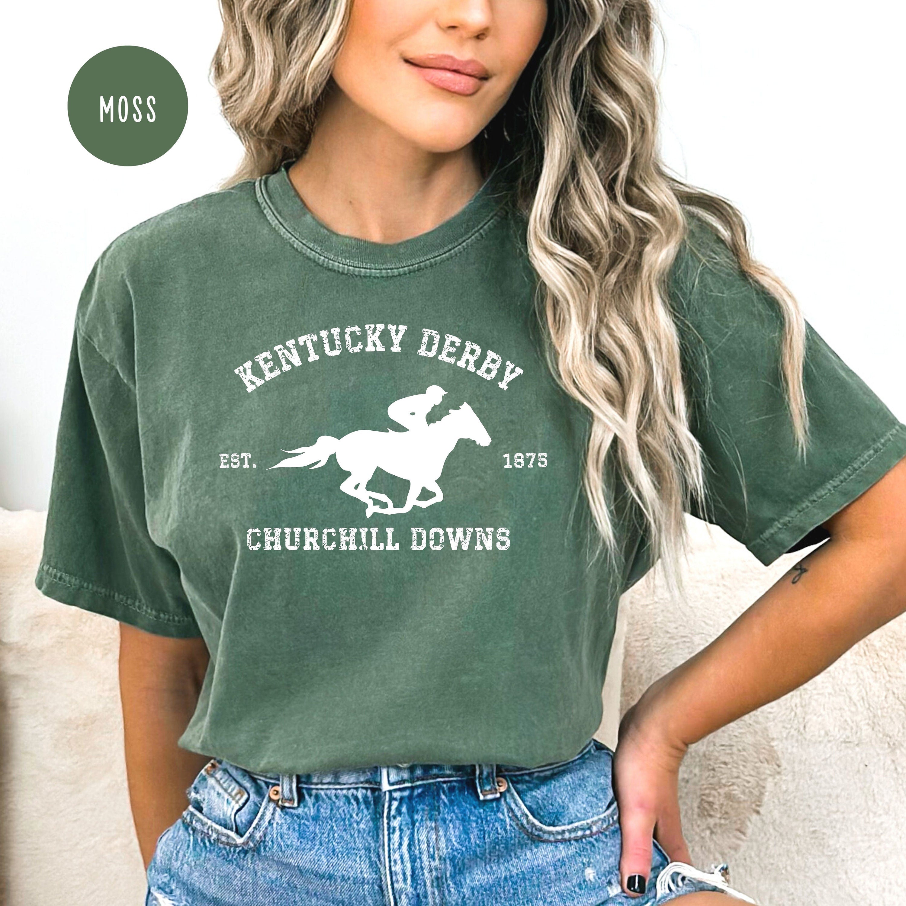 Kentucky Derby Grunge Style Comfort Colors® Tee