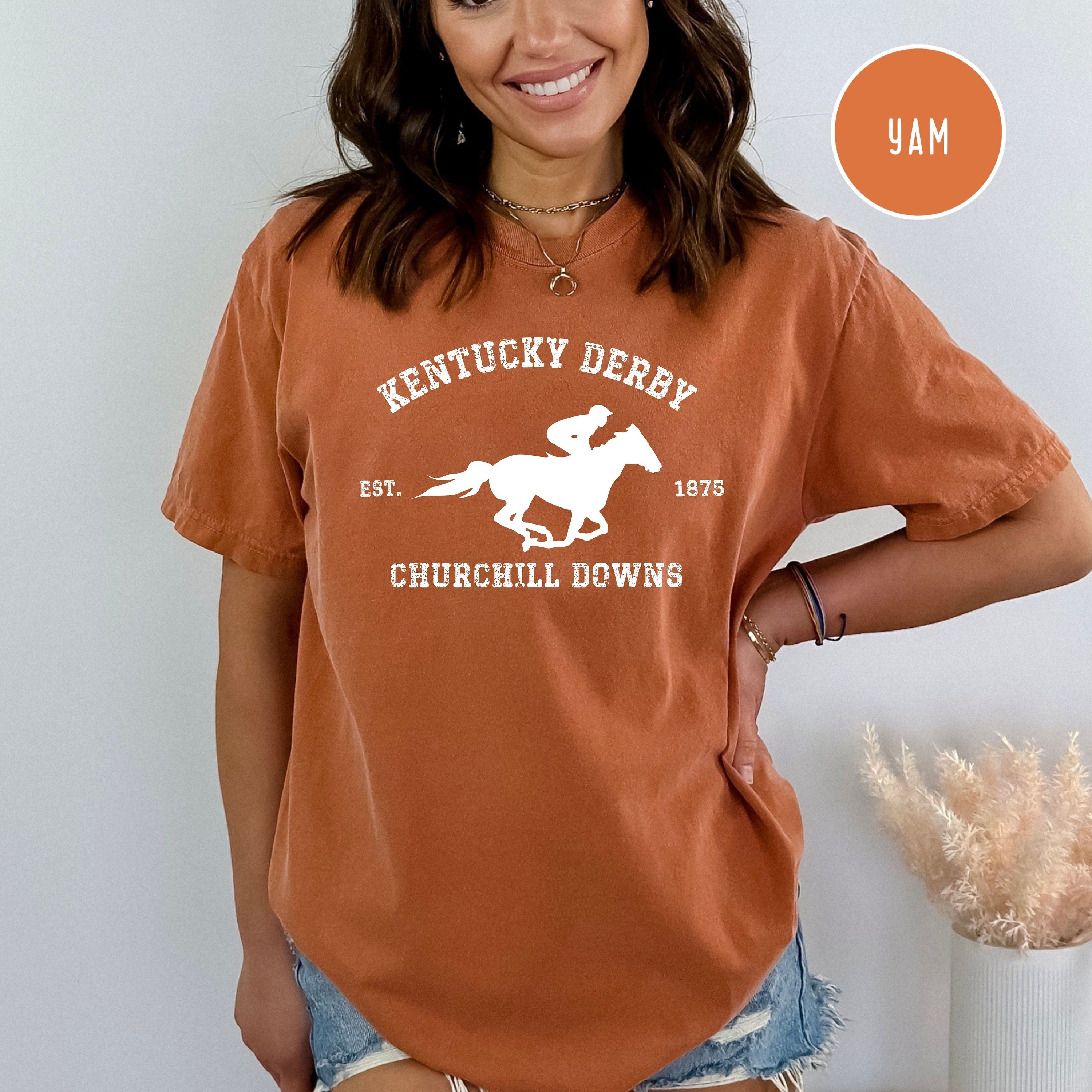 Kentucky Derby Grunge Style Comfort Colors® Tee