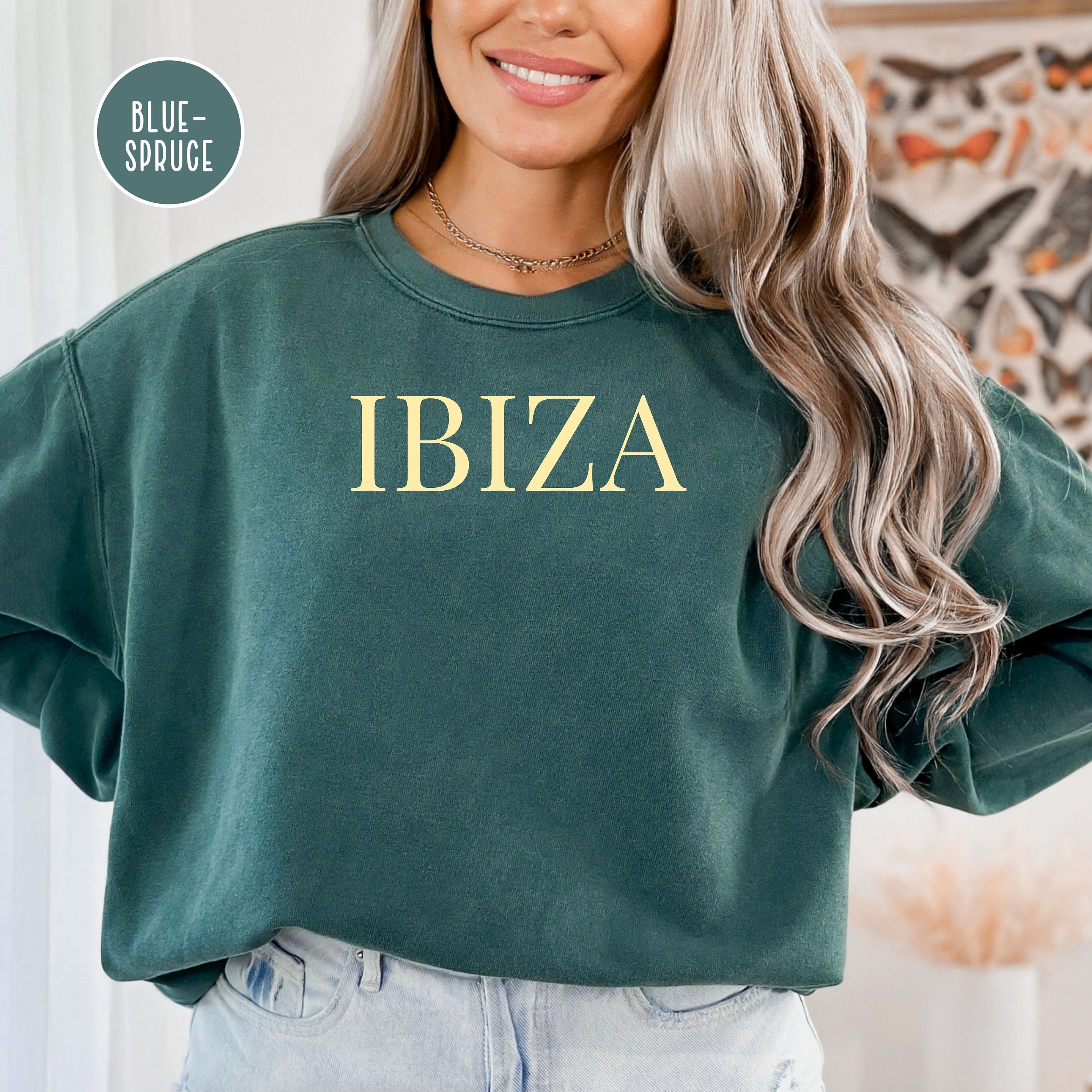 Ibiza Mediterranean Sea Comfort Colors® Sweatshirt