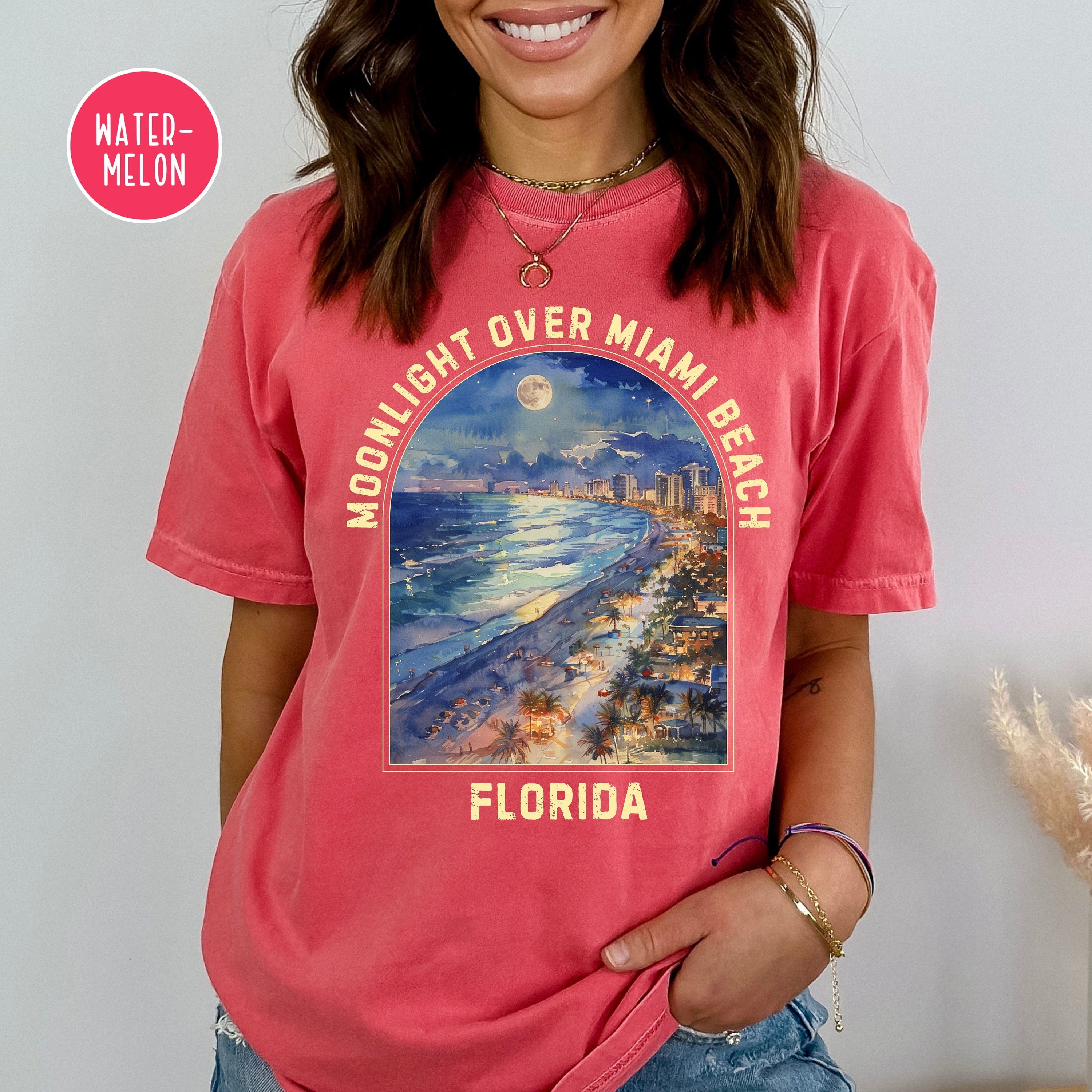 Moonlight Over Miami Beach Comfort Colors® Tee