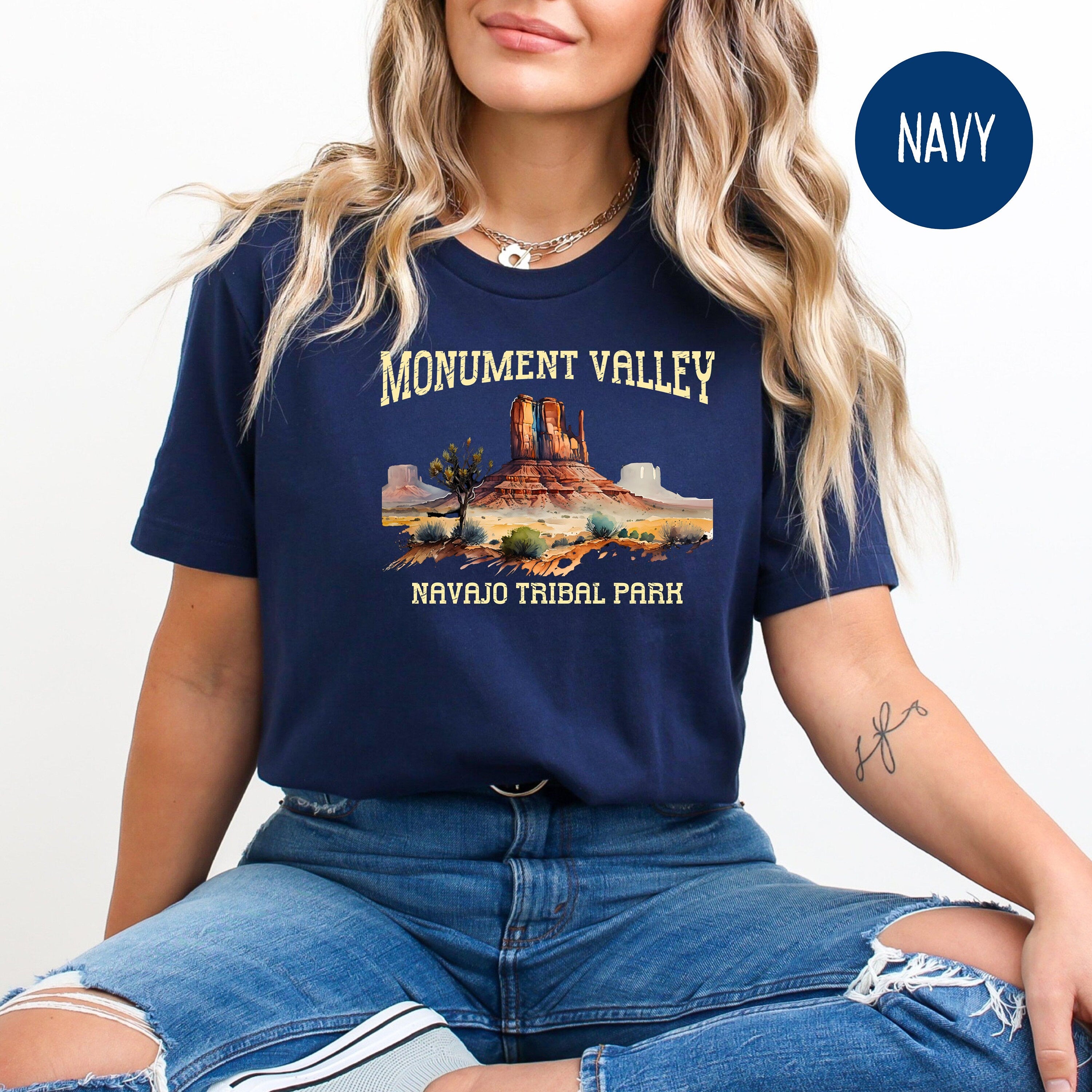 Monument Valley National Park Arizonia Bella Canvas Tee