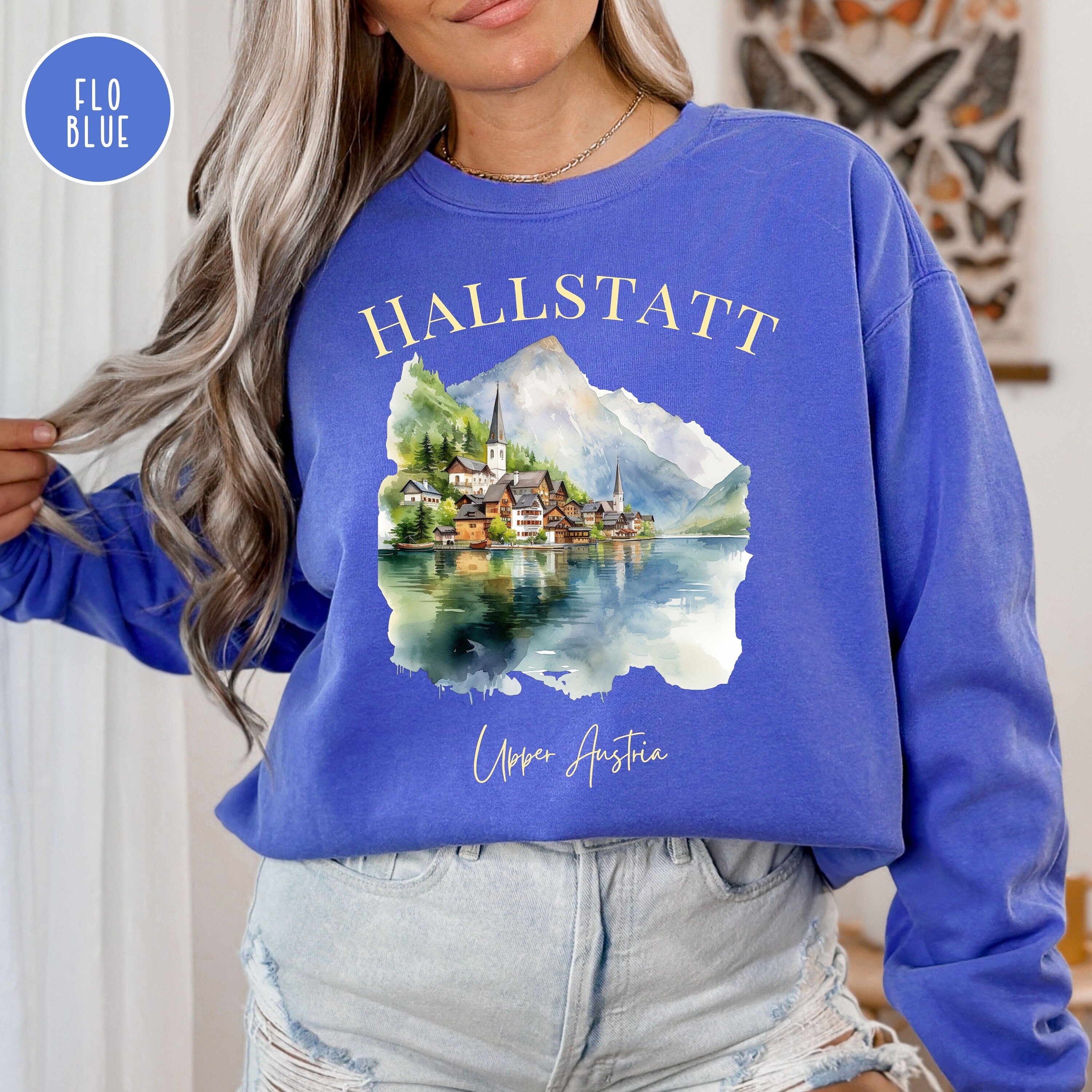 Hallstatt Austria Comfort Colors® Sweatshirt