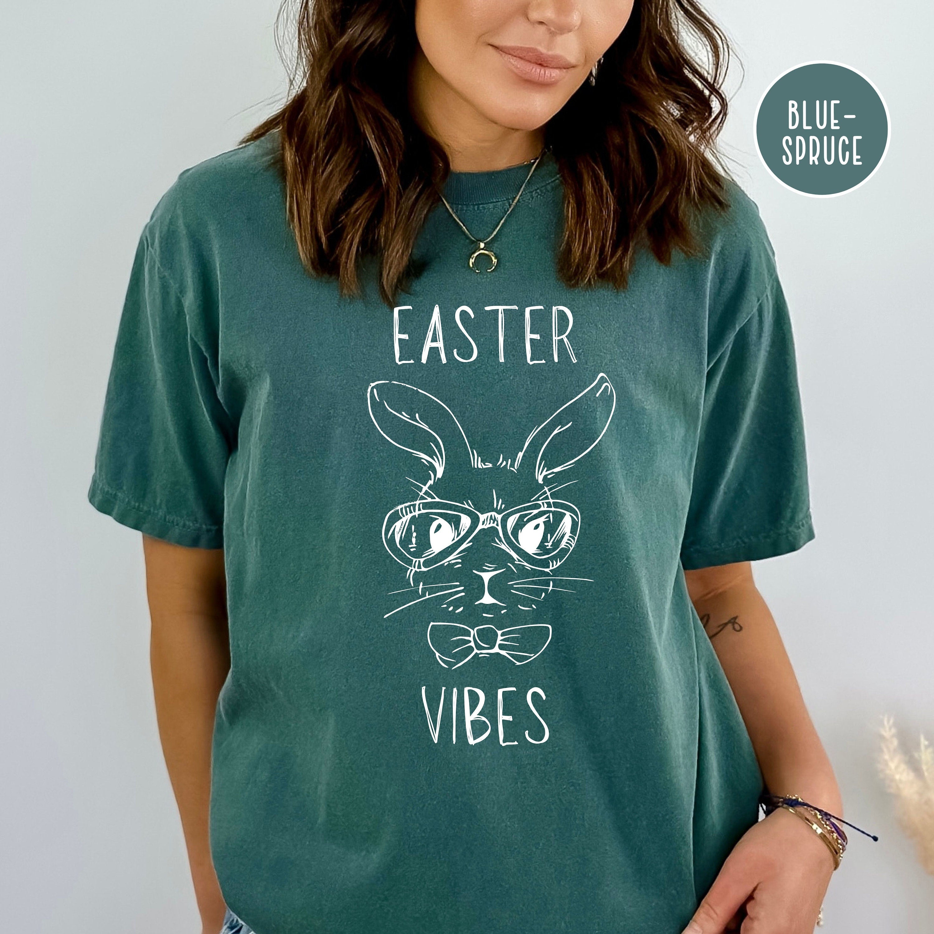 Easter Vibes Bunny Face Comfort Colors® T-Shirt