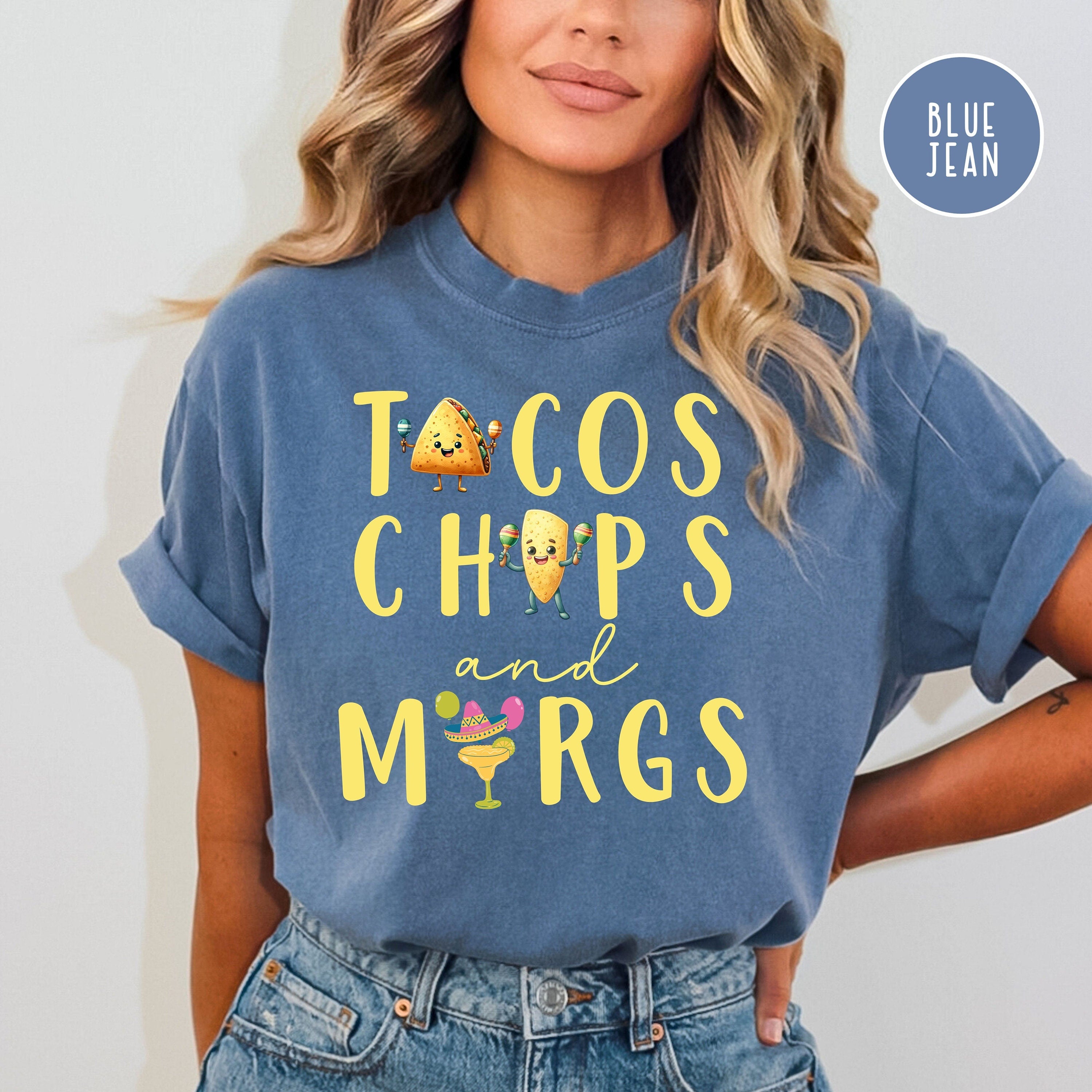 Cinco de Mayo Tacos Chips & Margaritas Comfort Colors® Tee