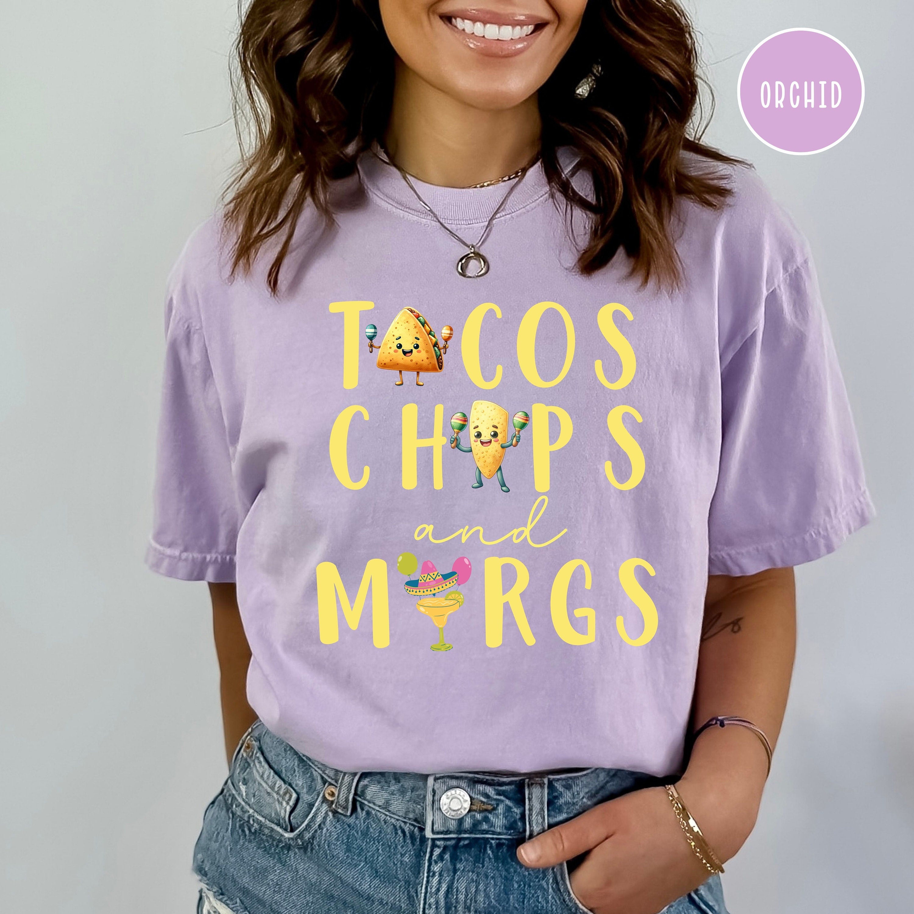 Cinco de Mayo Tacos Chips & Margaritas Comfort Colors® Tee