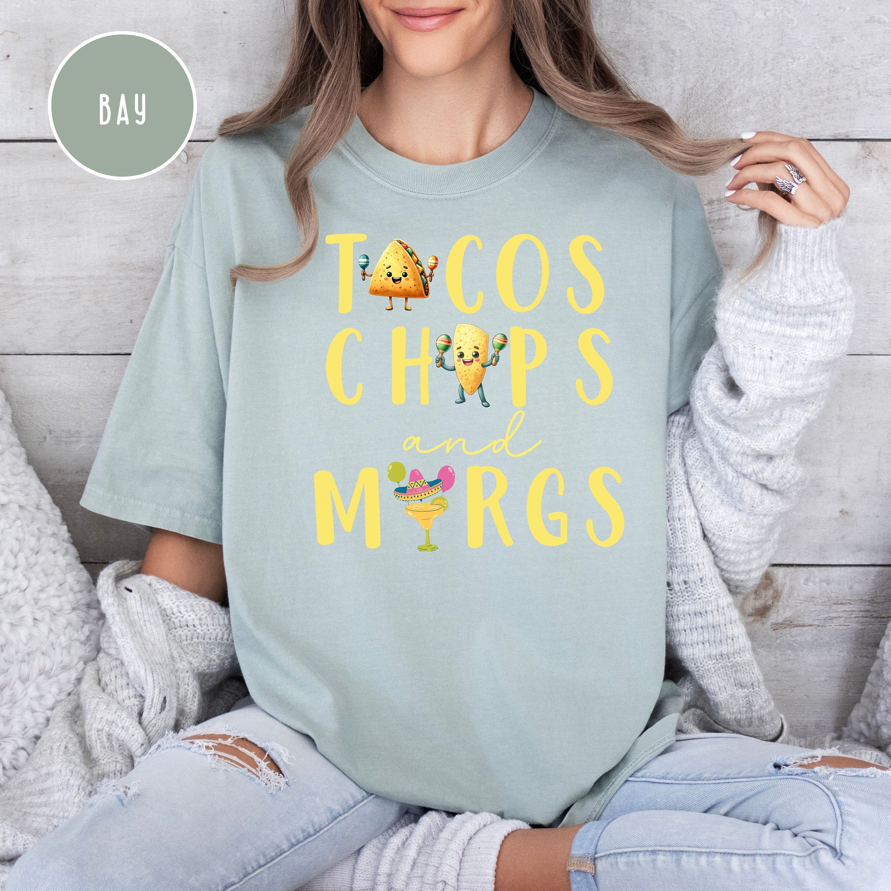 Cinco de Mayo Tacos Chips & Margaritas Comfort Colors® Tee