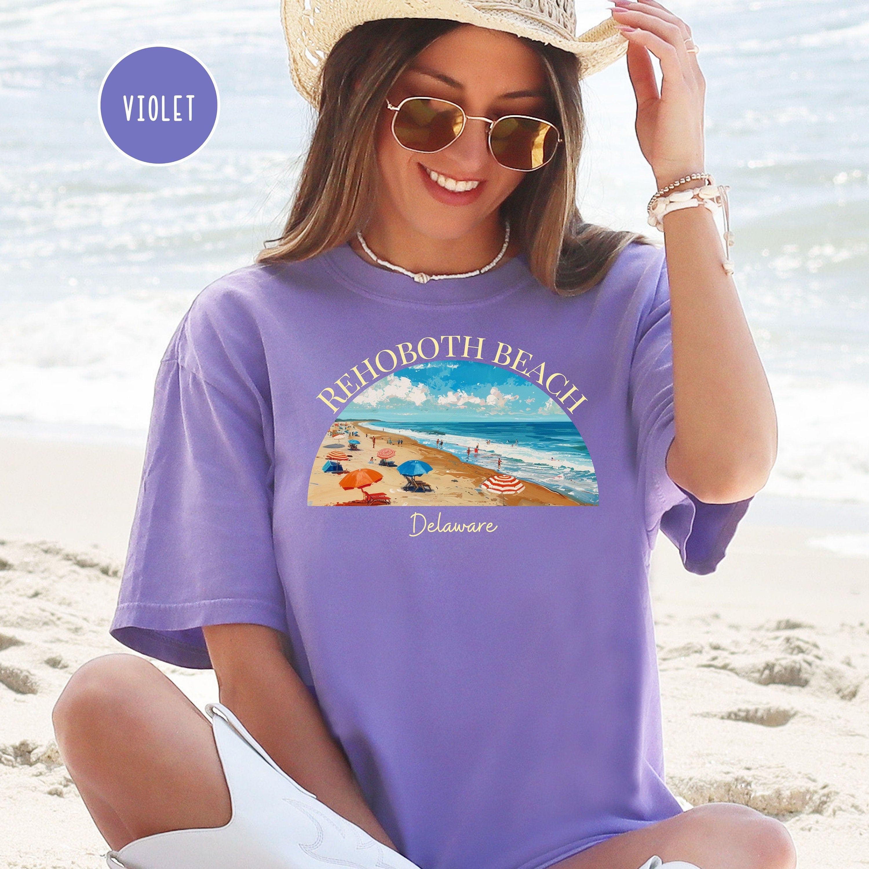 Rehoboth Beach Delaware Comfort Colors® Tee