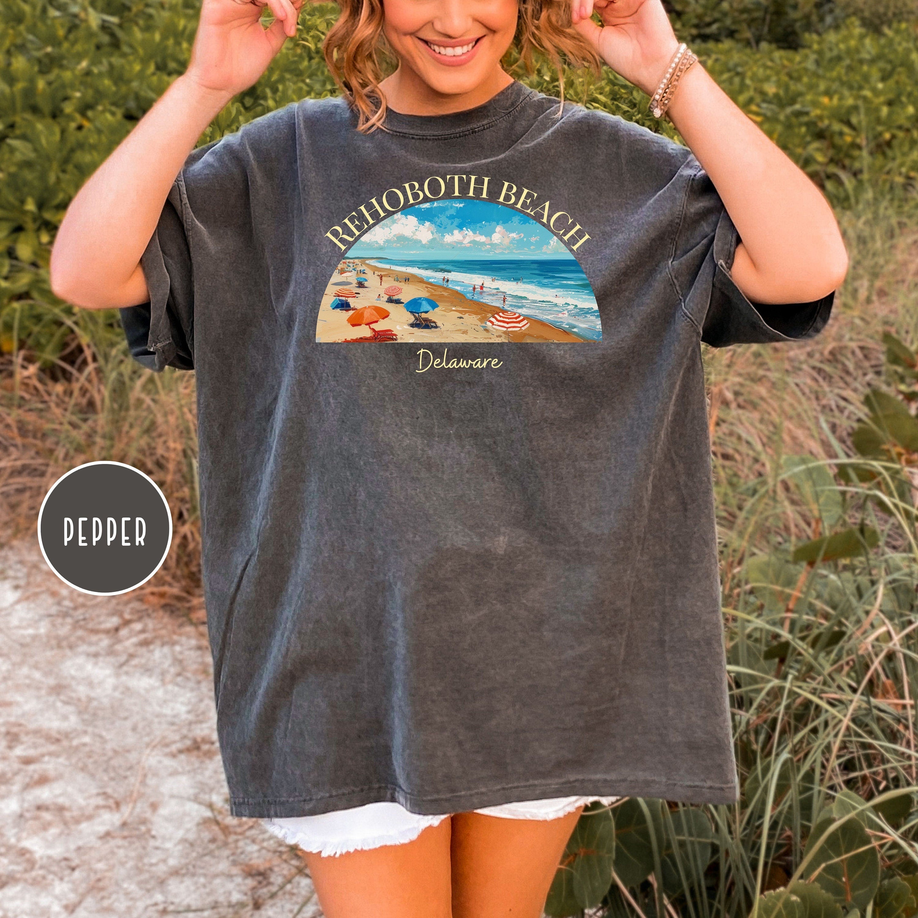 Rehoboth Beach Delaware Comfort Colors® Tee