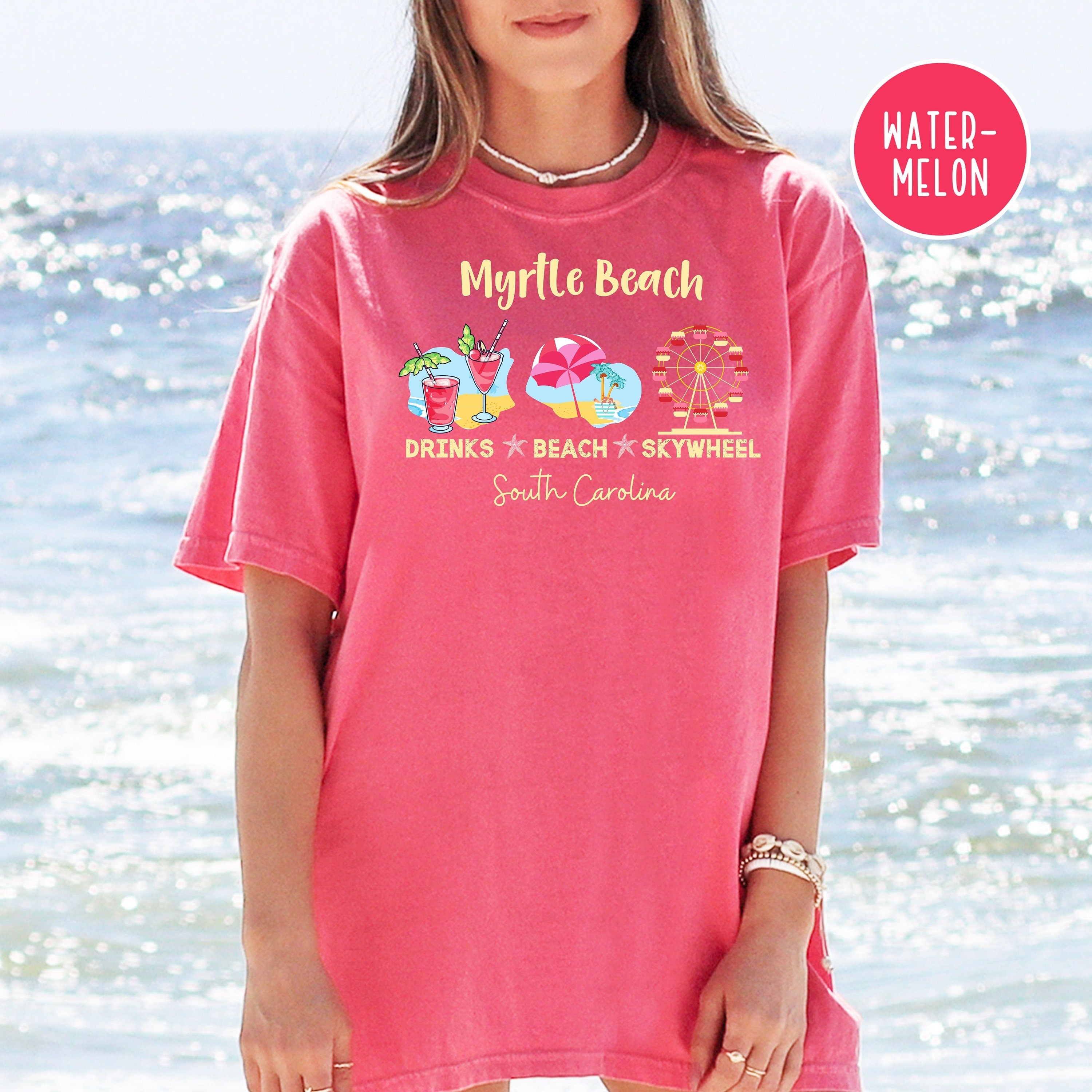 Myrtle Beach South Carolina Comfort Colors® Beach Tee