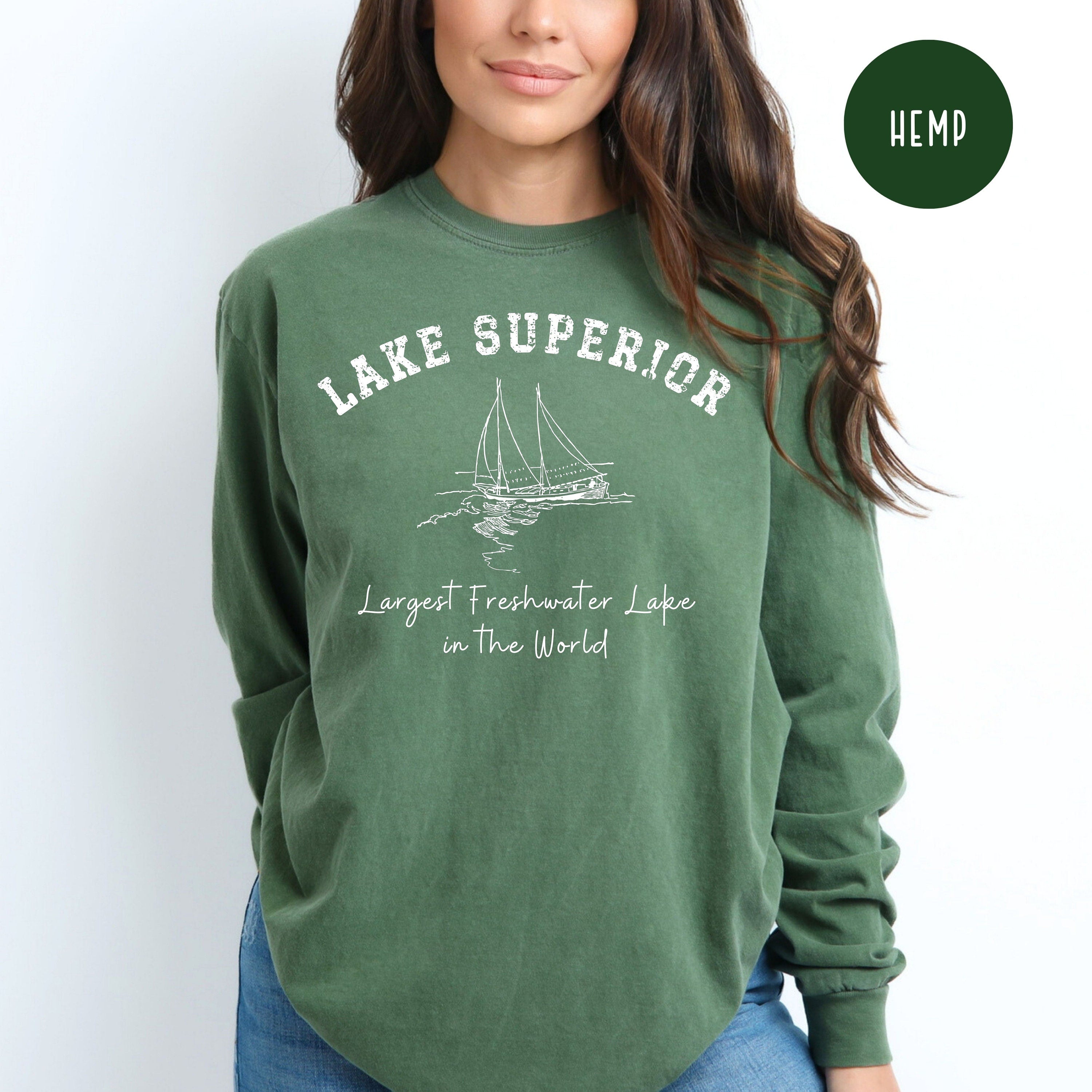 Lake Superior Grunge Comfort Colors® Long Sleeve Tee