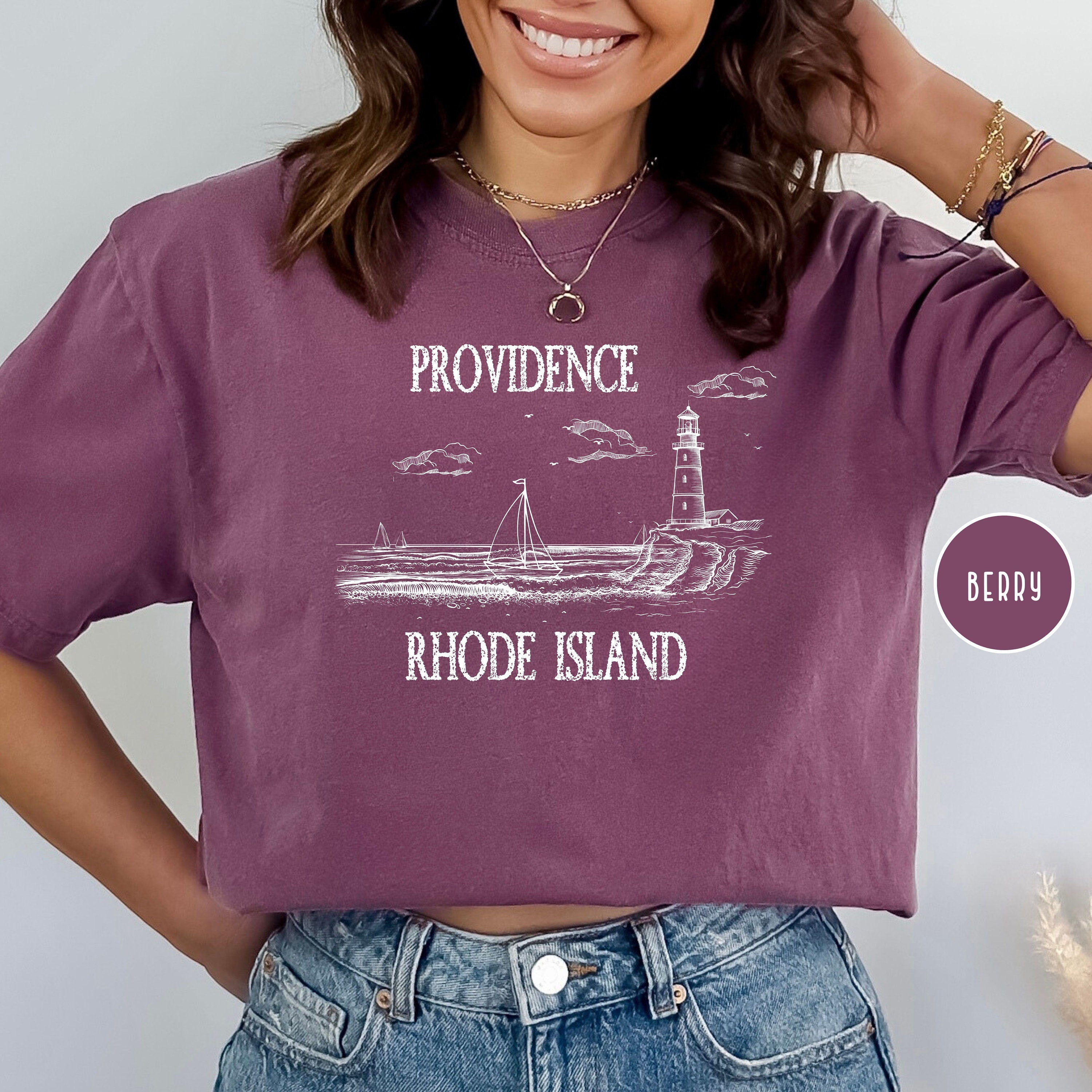 Providence Rhode Island Grunge Style Comfort Colors® Tee