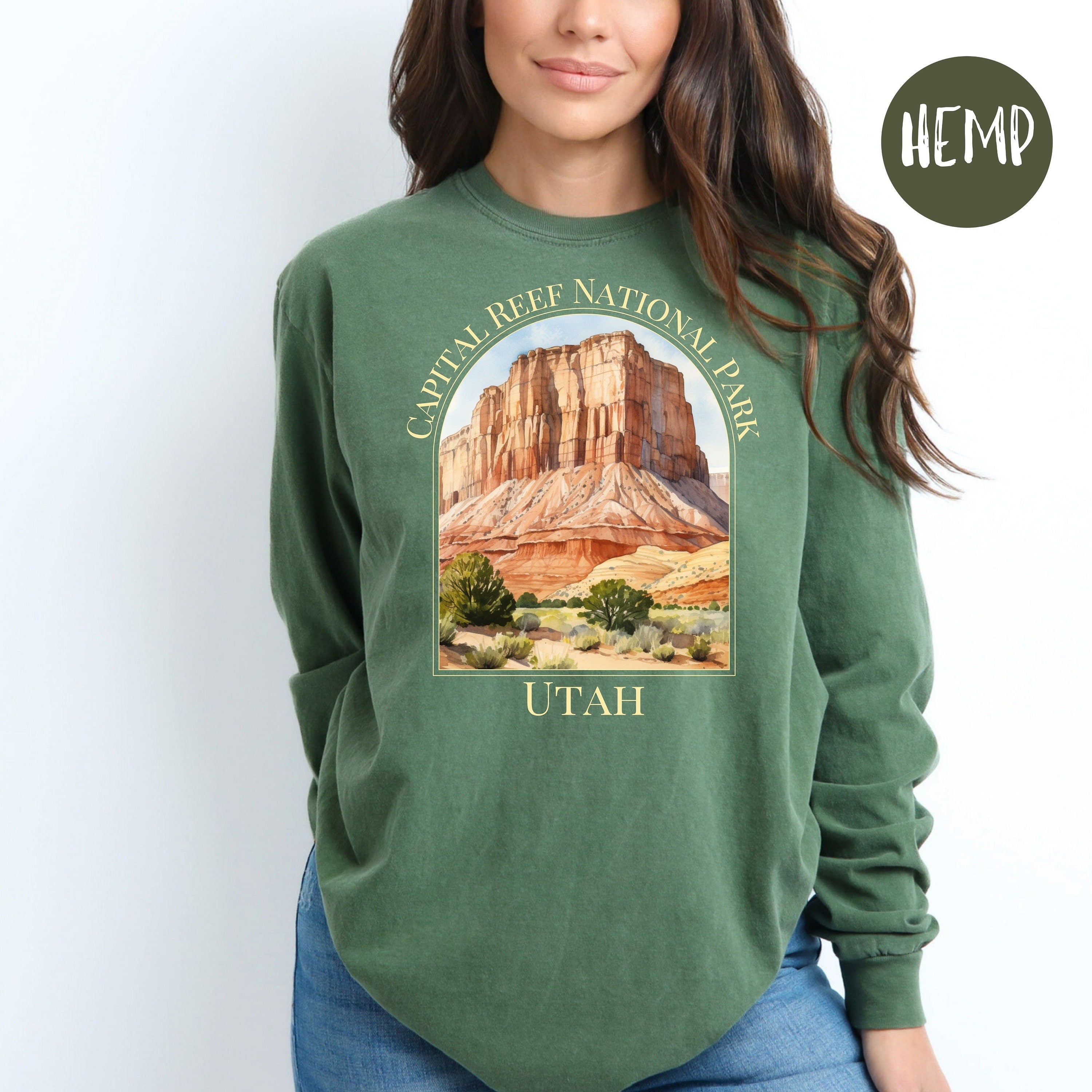 Capital Reef National Park Comfort Colors® Long Sleeve Tee