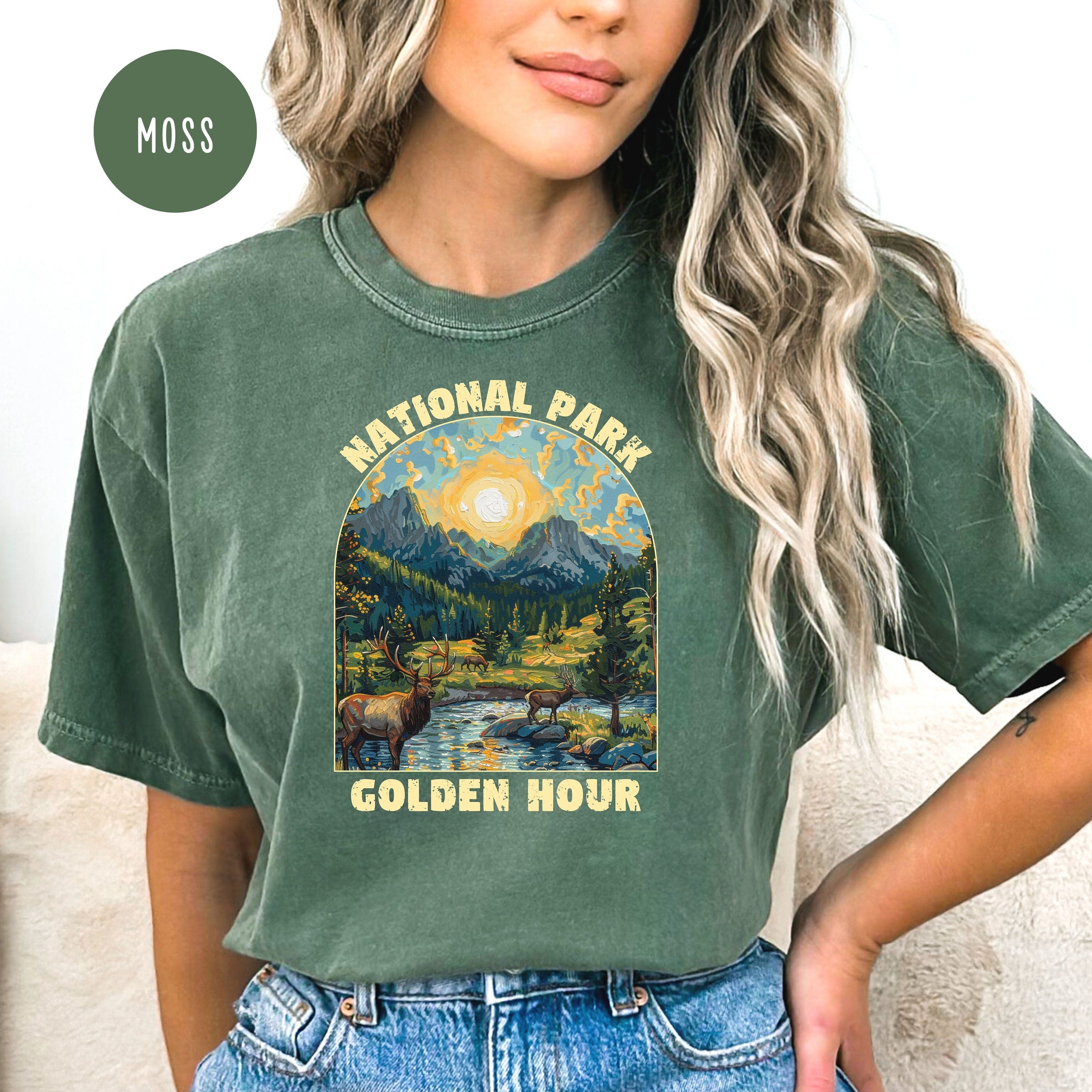 National Park at Sunset Grunge Comfort Colors® Tee