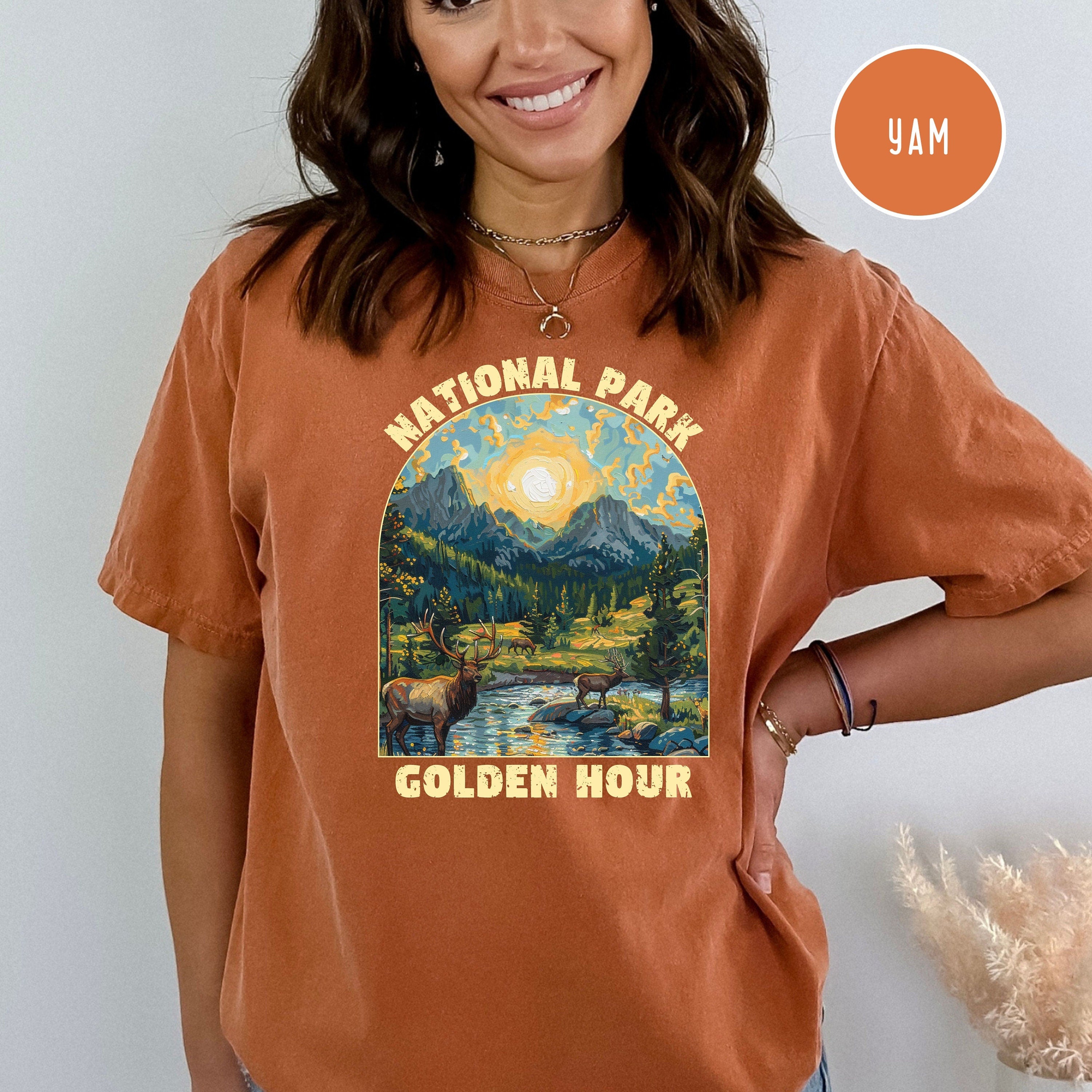 National Park at Sunset Grunge Comfort Colors® Tee