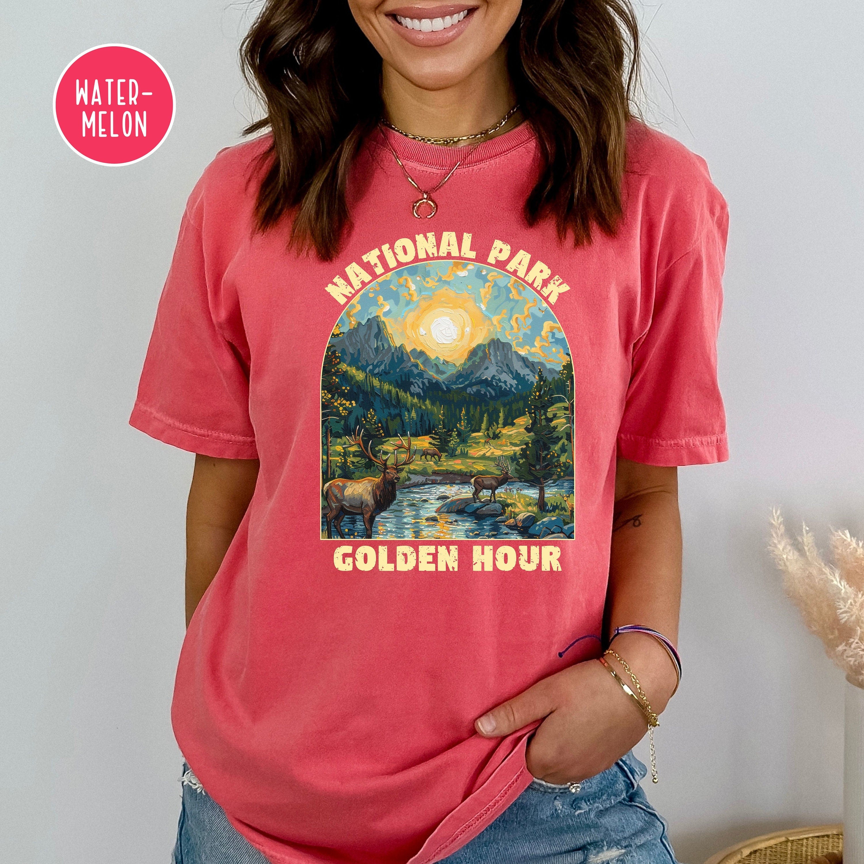 National Park at Sunset Grunge Comfort Colors® Tee