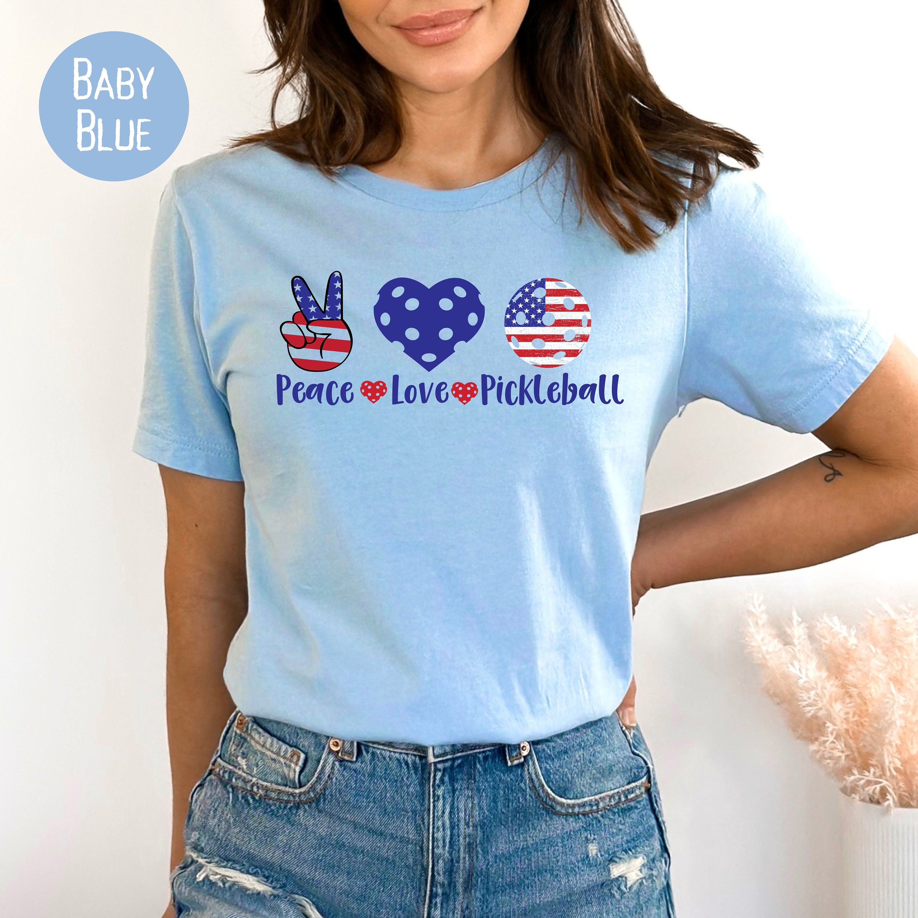 Patriotic Pickleball Tee