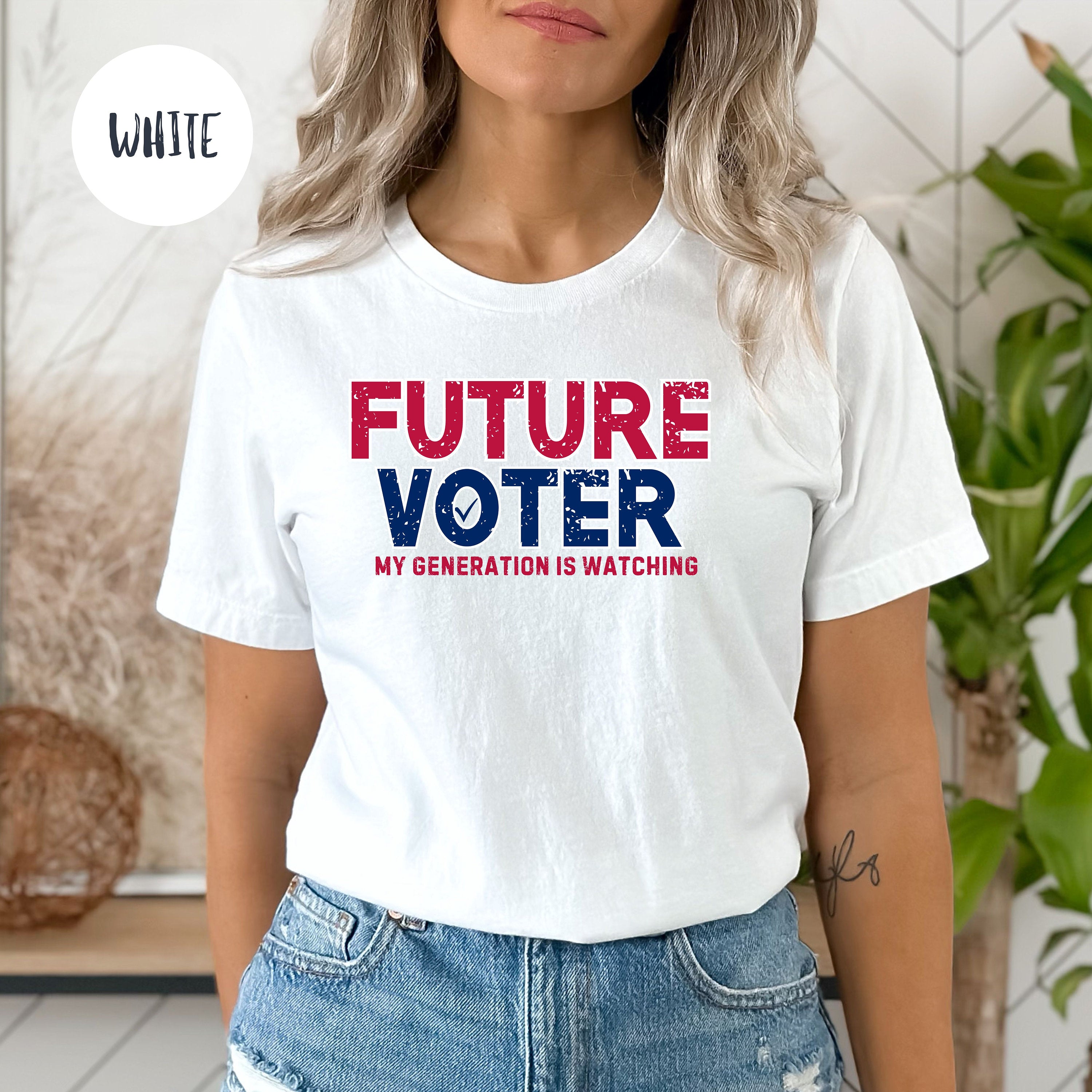 Future Voter - My Generation is Watching, Election Tee Shirt