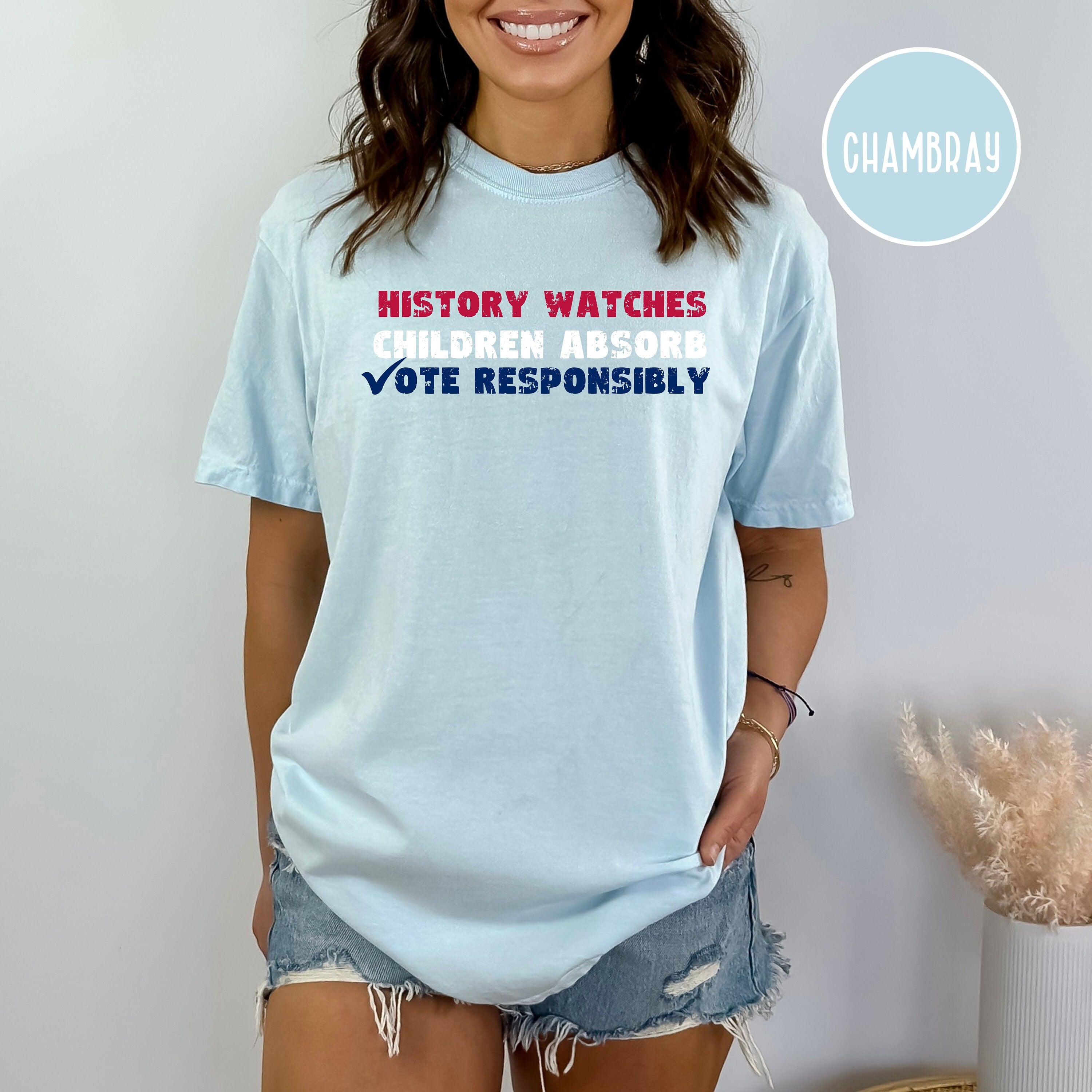 Red, White and Blue Vote Comfort Colors® Election Shirt