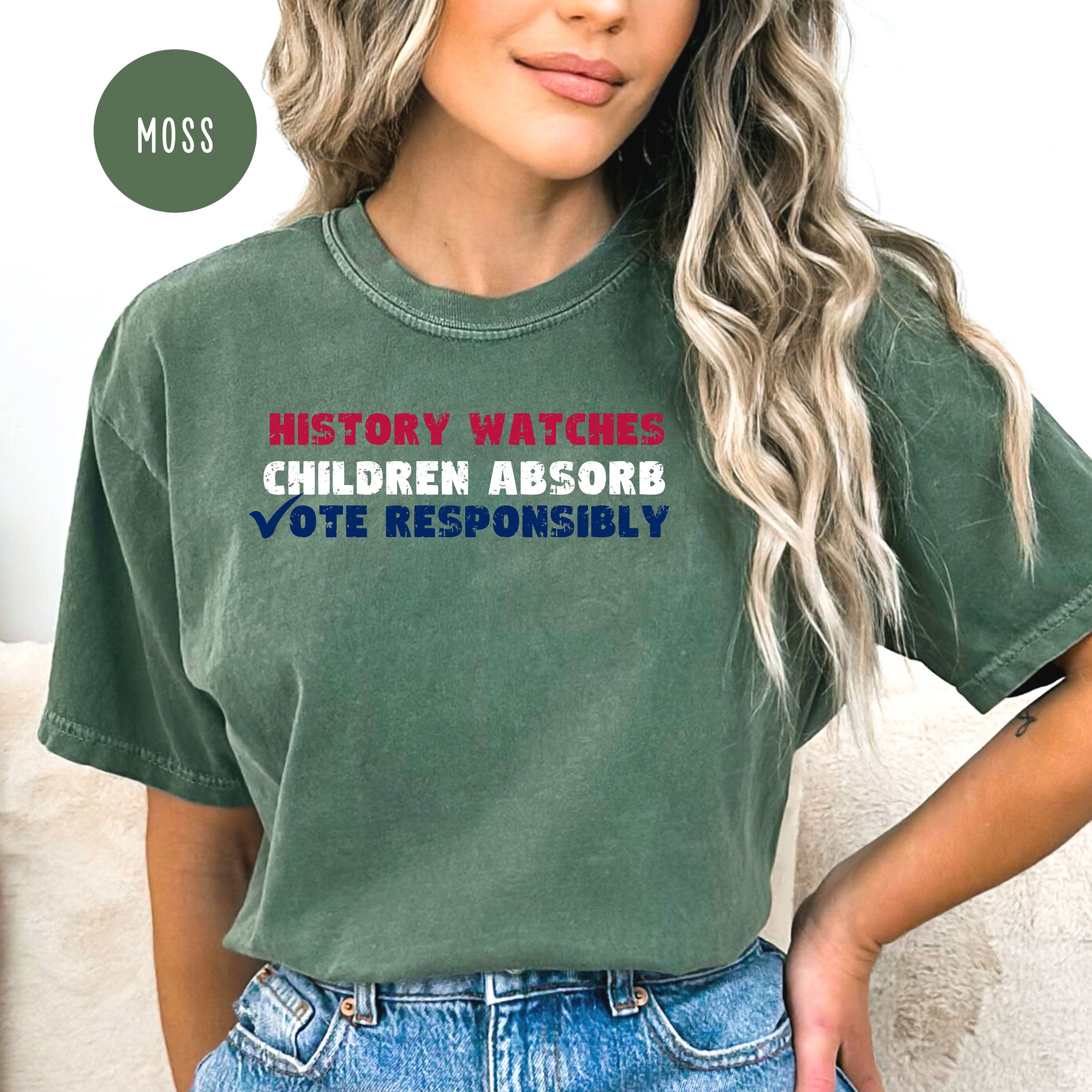 Red, White and Blue Vote Comfort Colors® Election Shirt