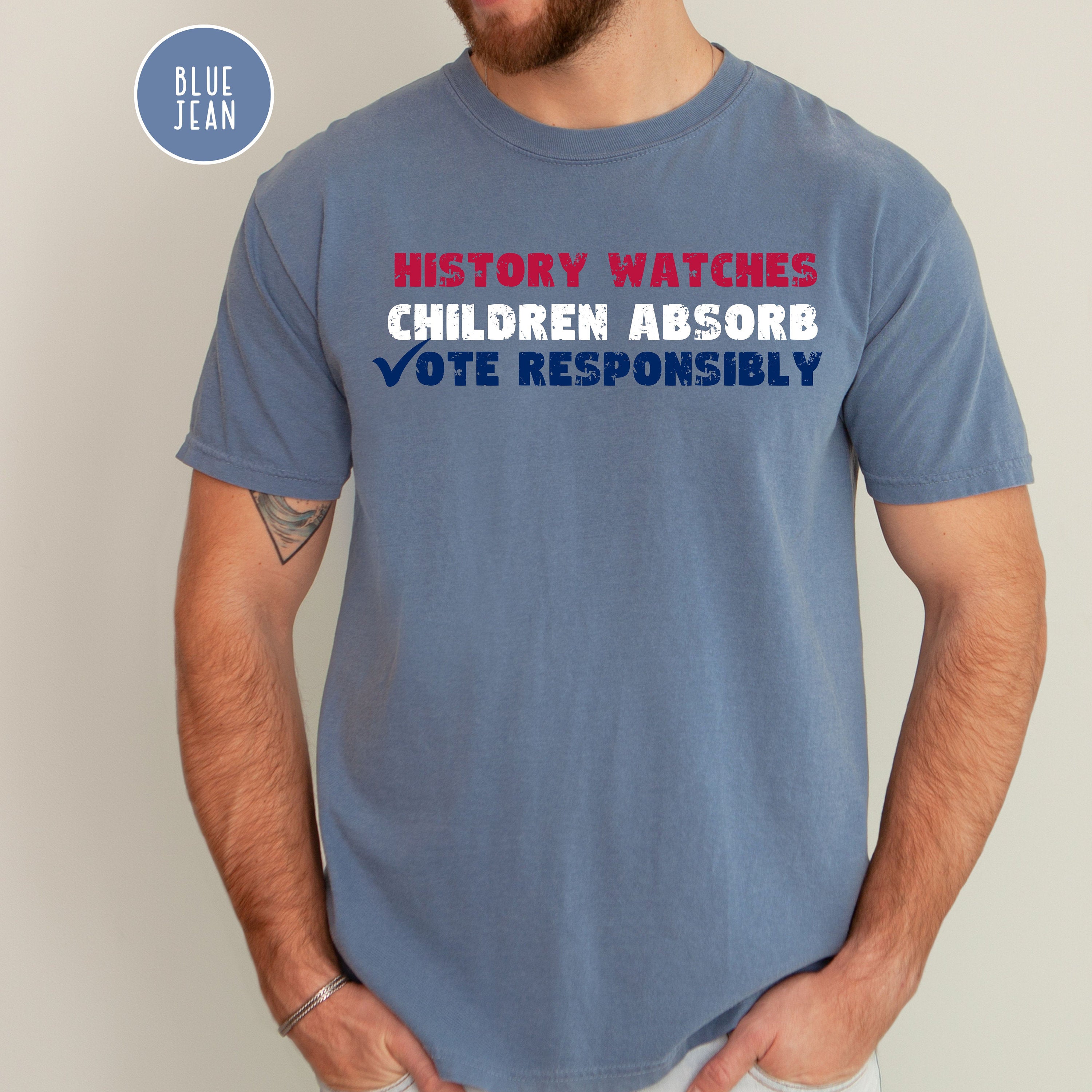 Red, White and Blue Vote Comfort Colors® Election Shirt