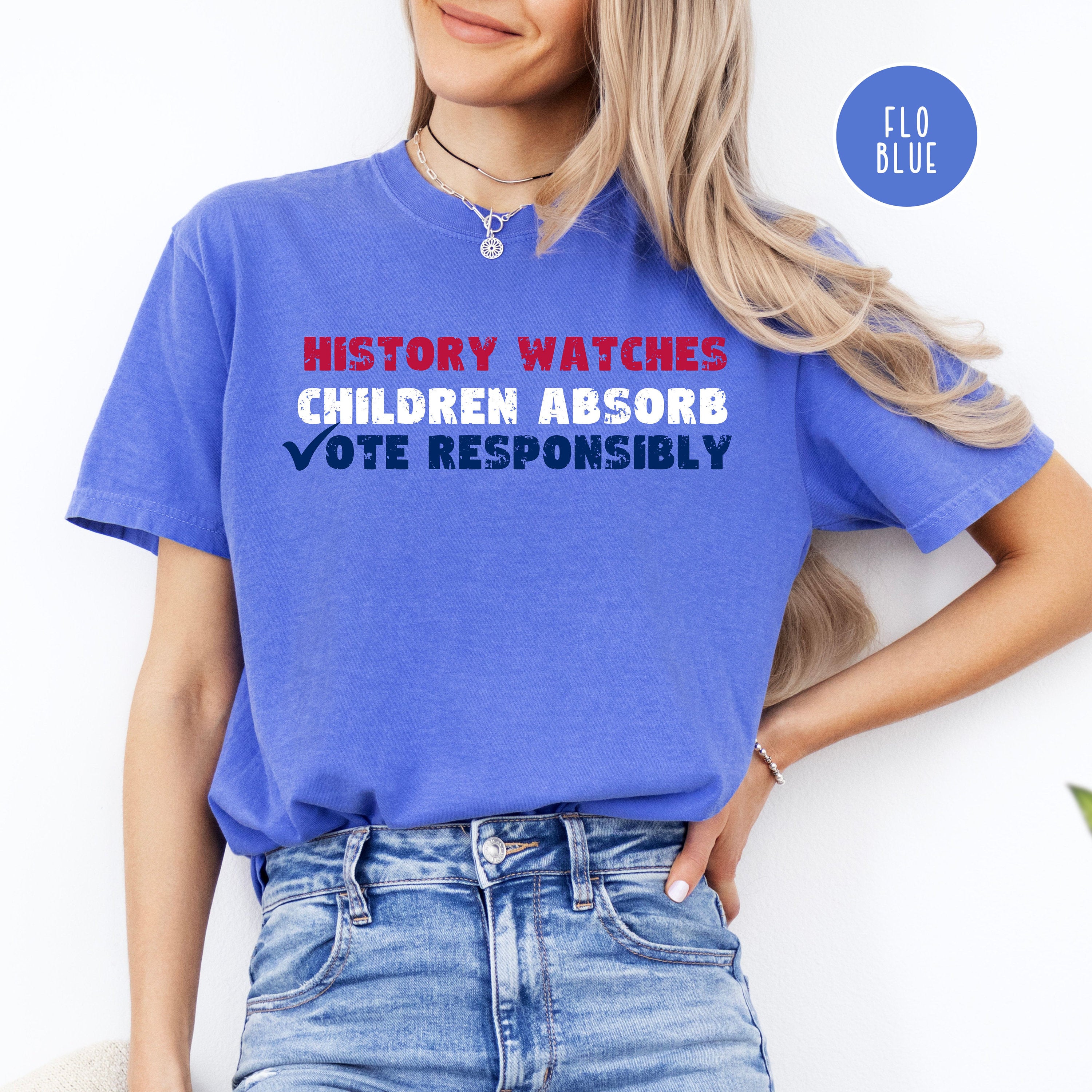 Red, White and Blue Vote Comfort Colors® Election Shirt
