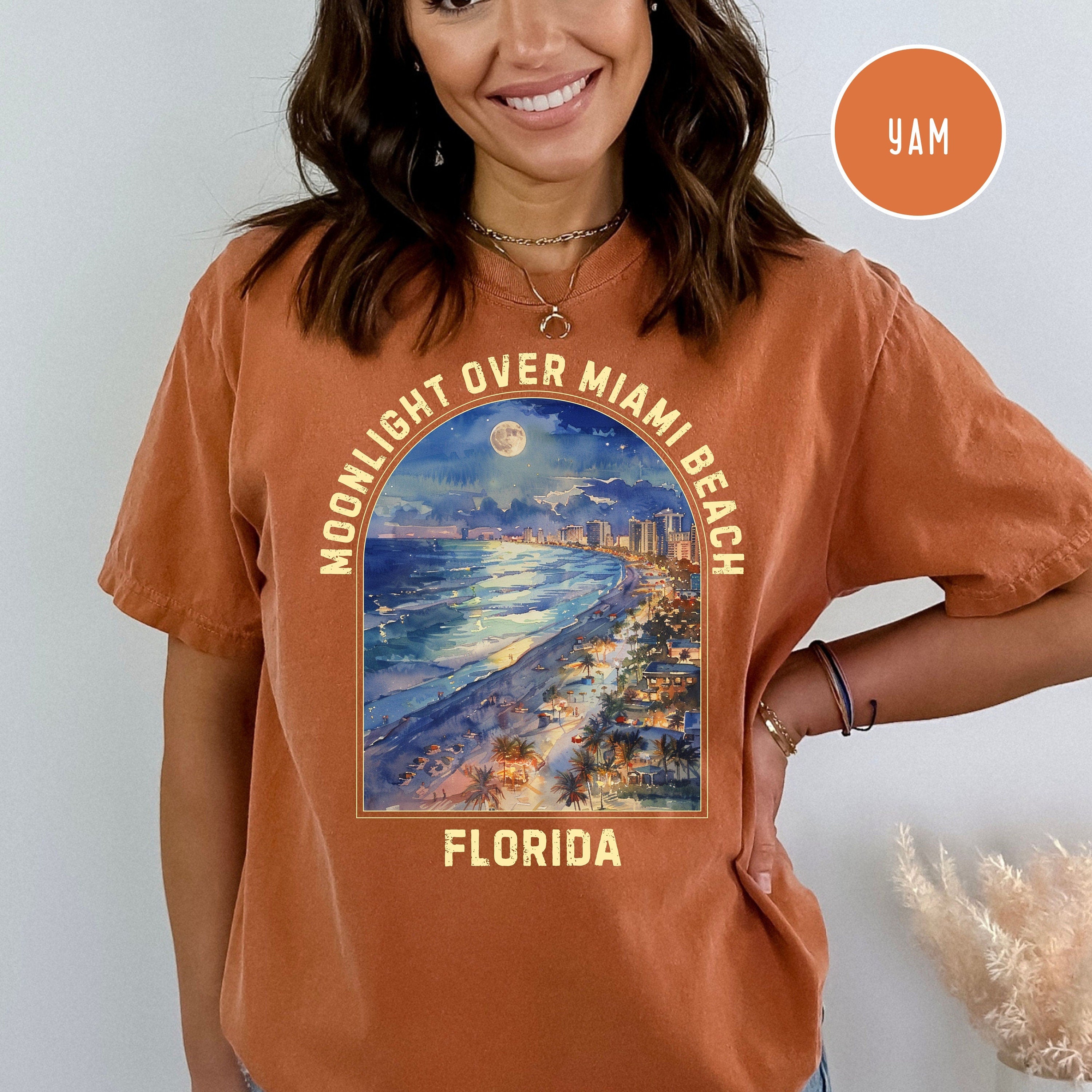 Moonlight Over Miami Beach Comfort Colors® Tee