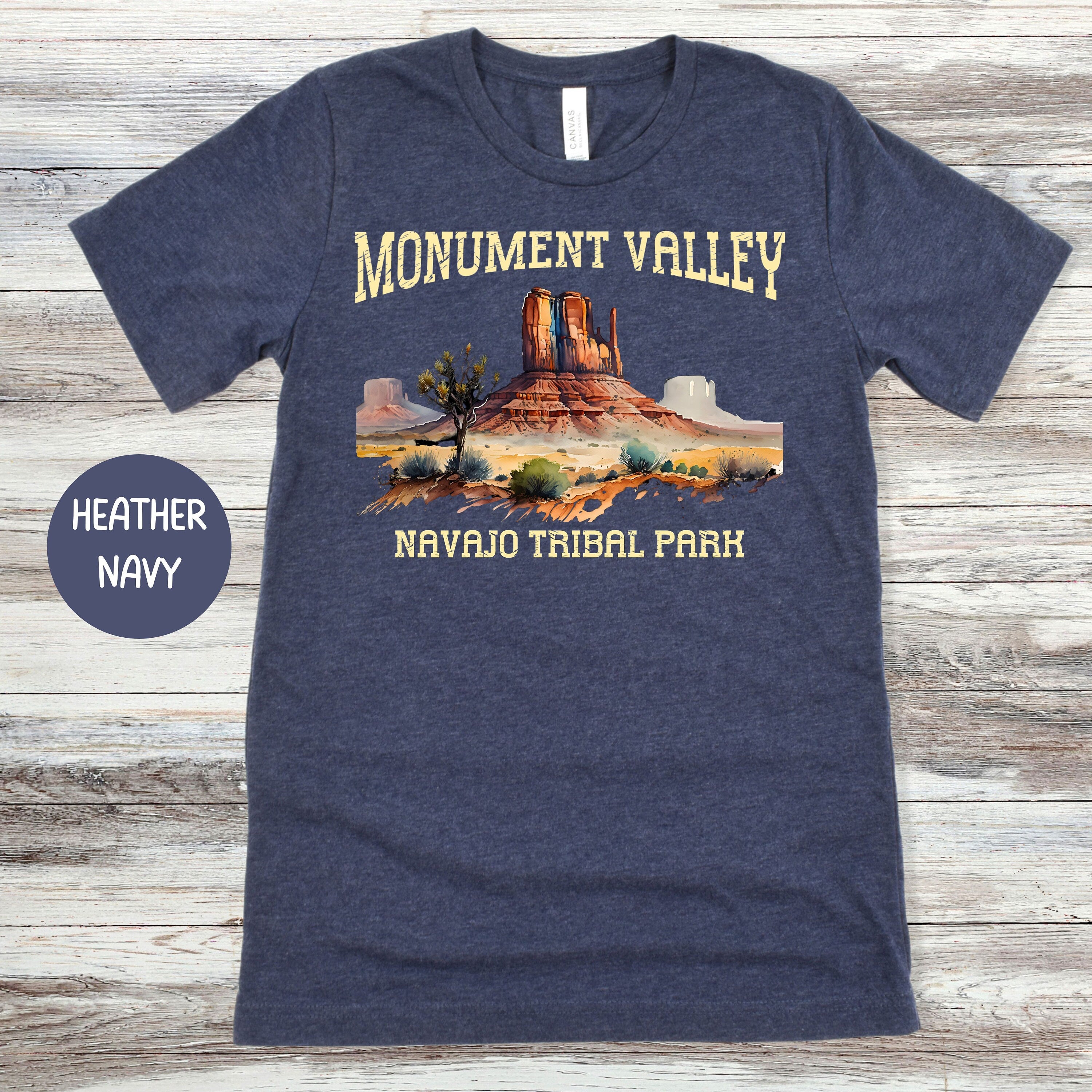 Monument Valley National Park Arizonia Bella Canvas Tee