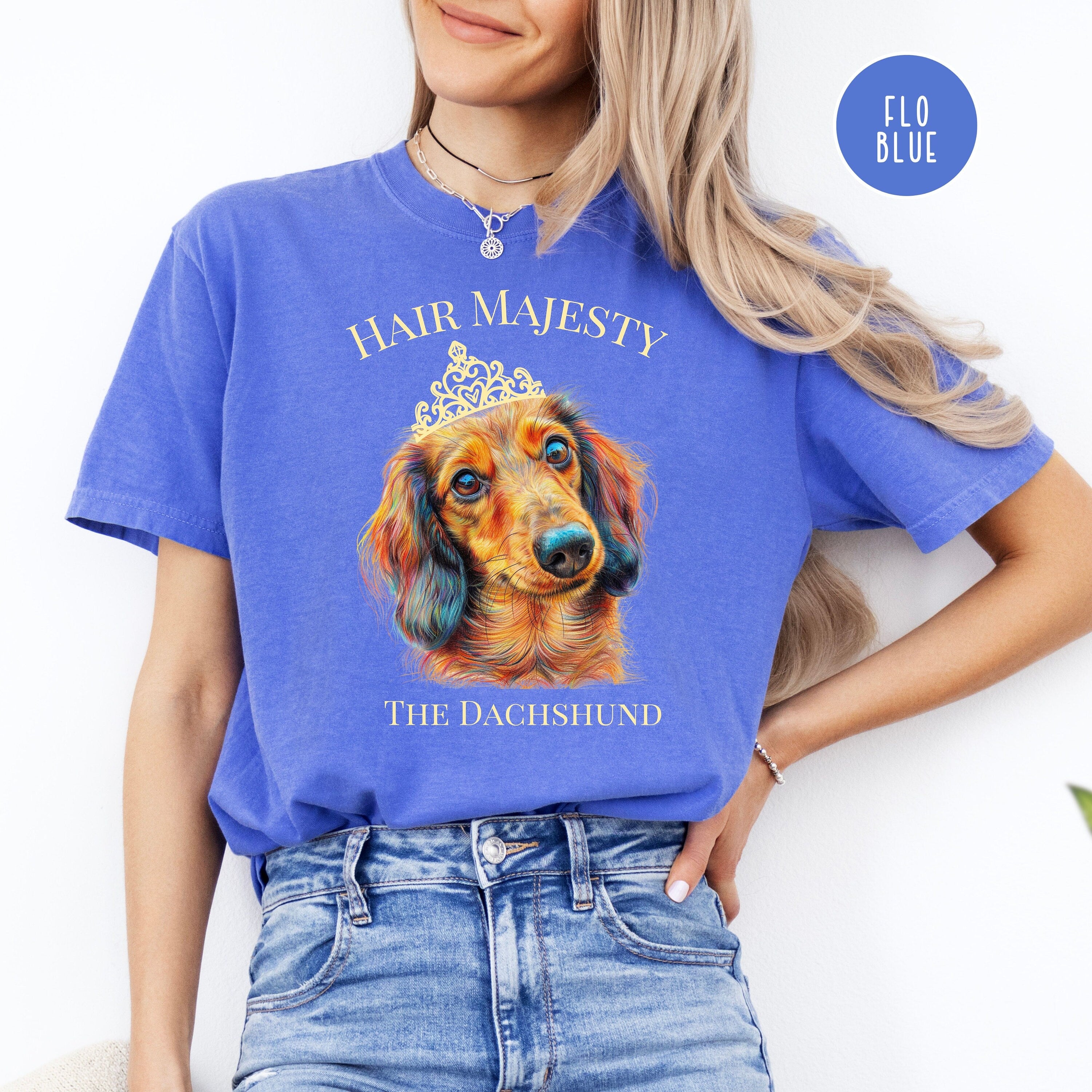 Longhaired Dachshund Lover Comfort Colors®Tee