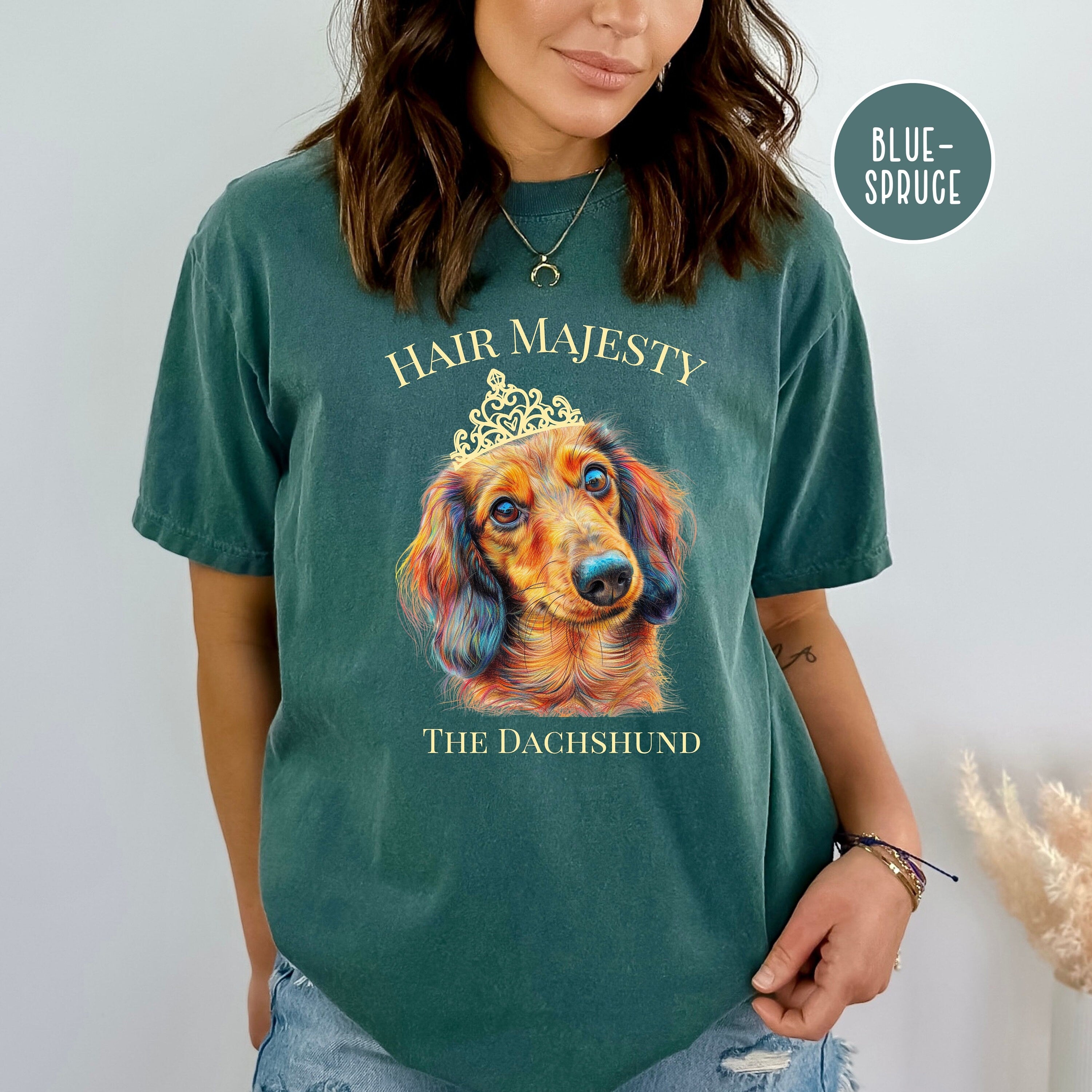 Longhaired Dachshund Lover Comfort Colors®Tee