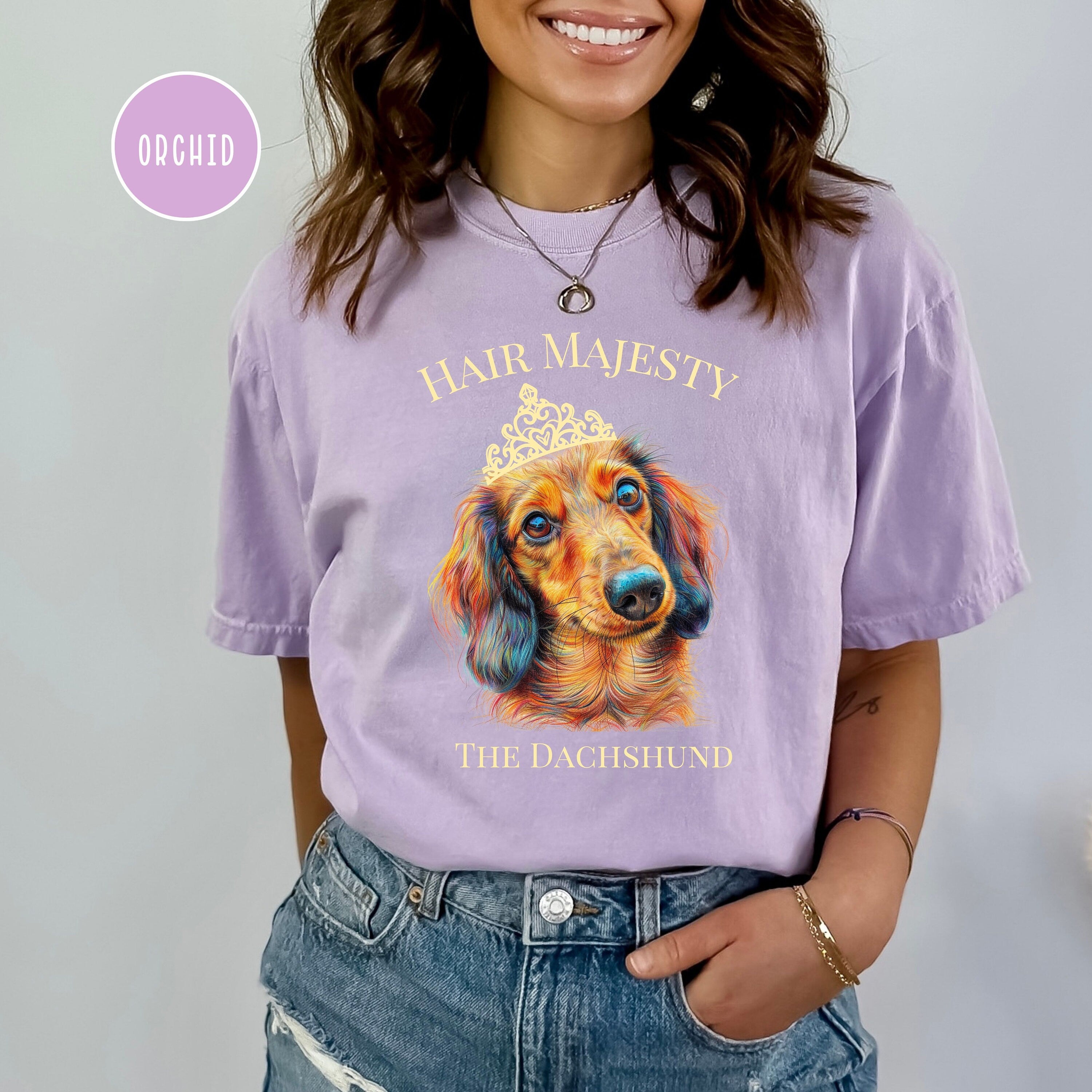 Longhaired Dachshund Lover Comfort Colors®Tee