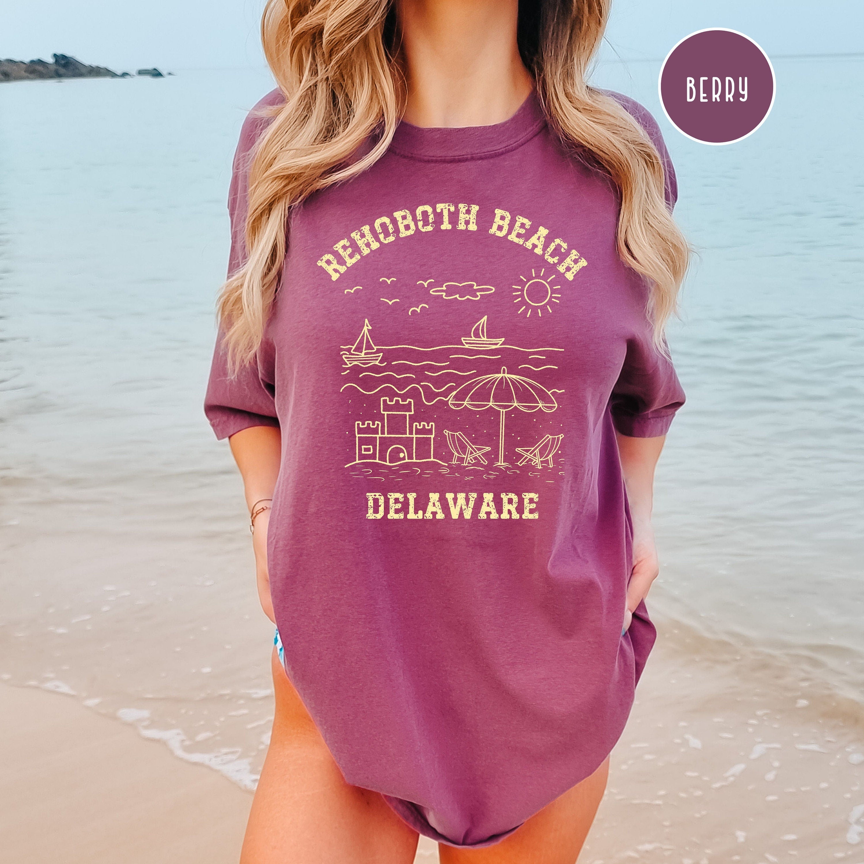 Rehoboth Beach Comfort Colors® Beach Tee