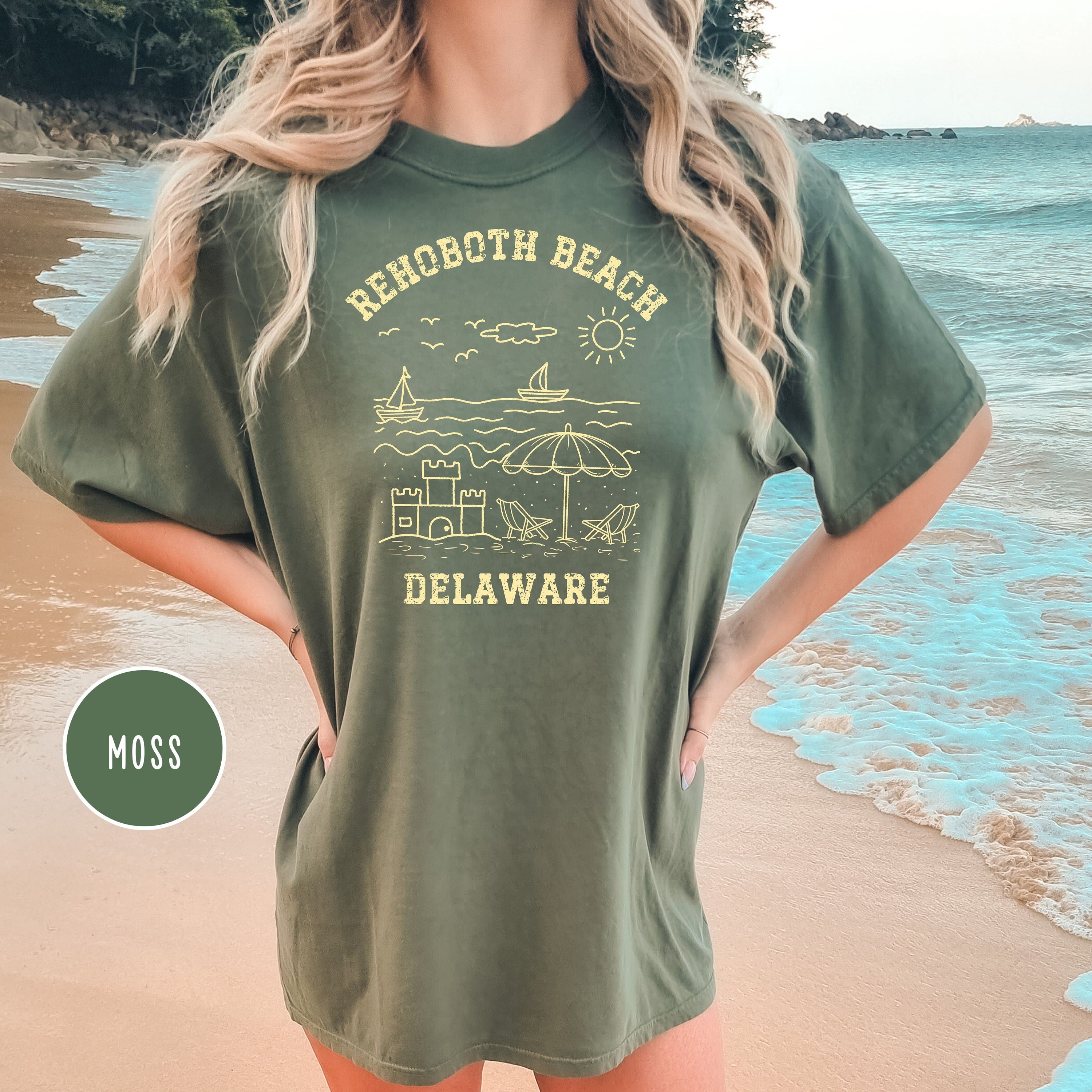 Rehoboth Beach Comfort Colors® Beach Tee