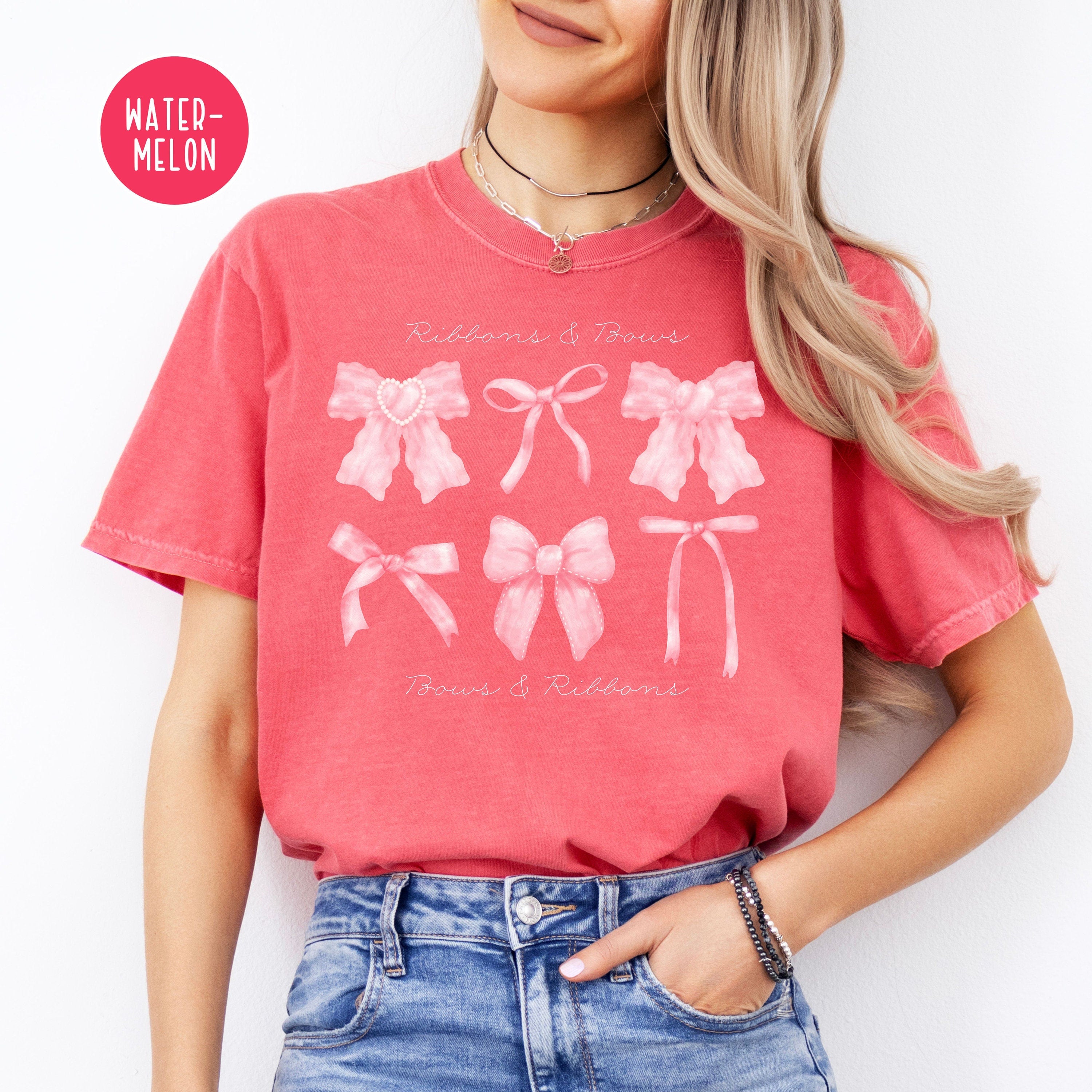 Coquette Ribbons and Bows Comfort Colors® Tee