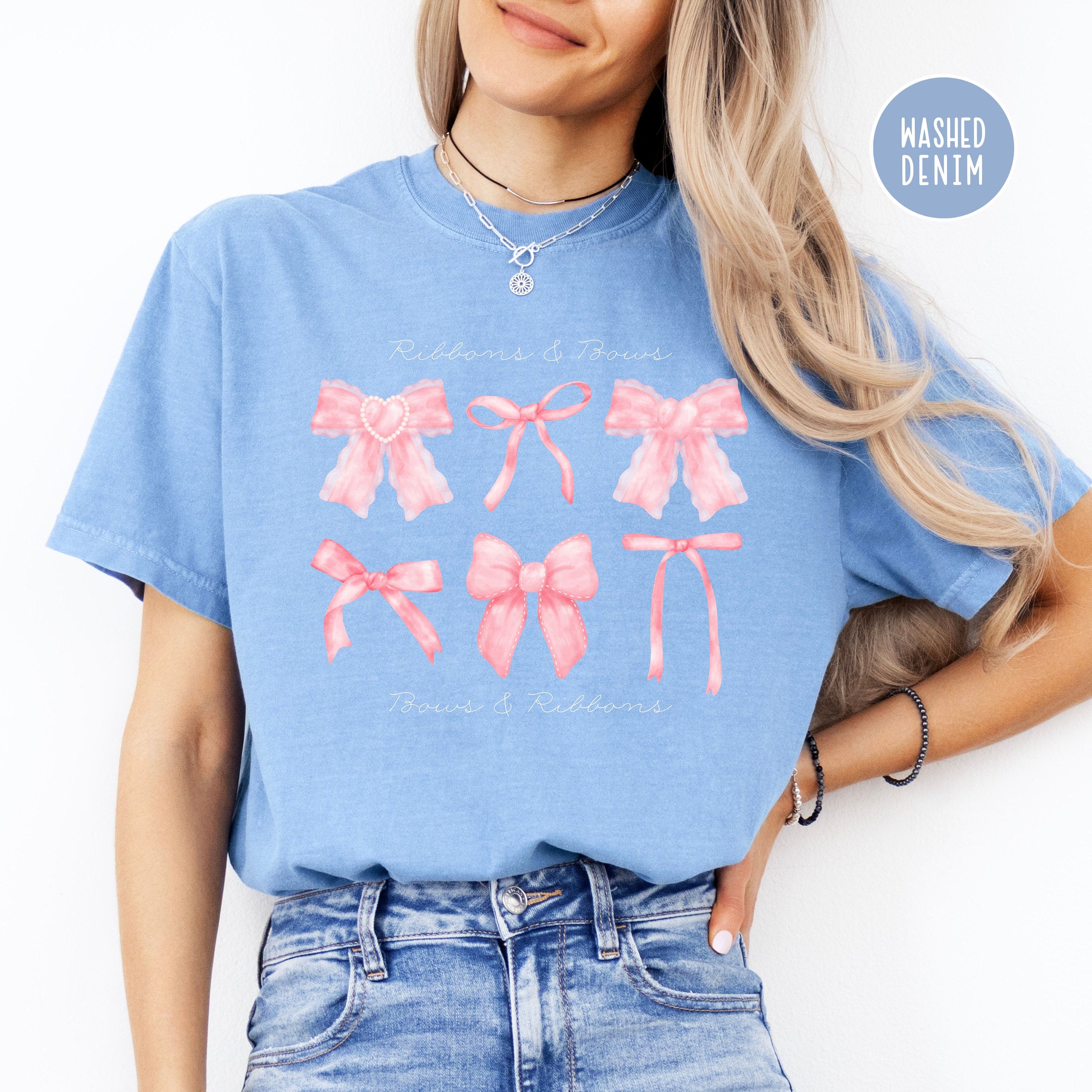 Coquette Ribbons and Bows Comfort Colors® Tee