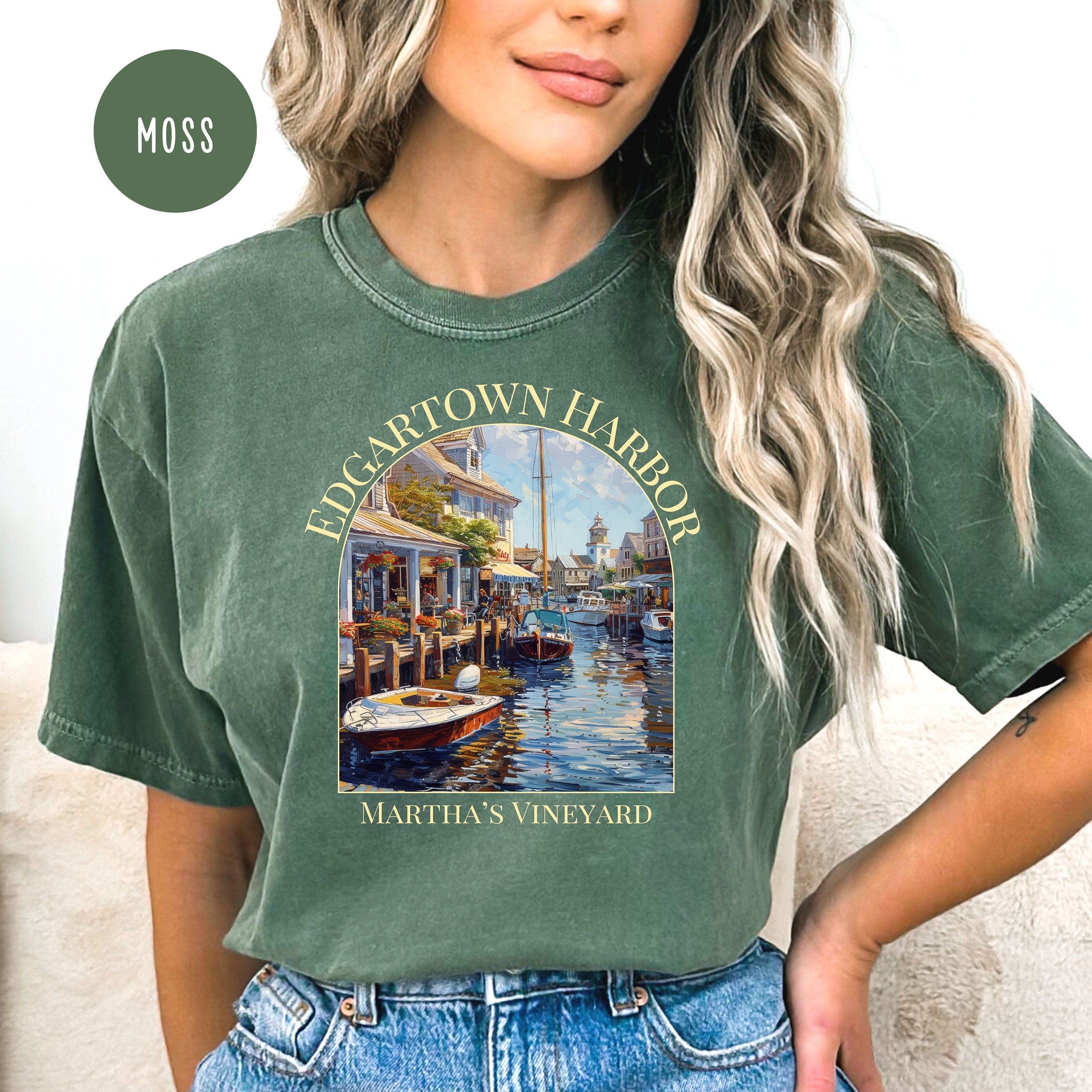 Martha's Vineyard Edgartown Harbor Comfort Colors® Tee