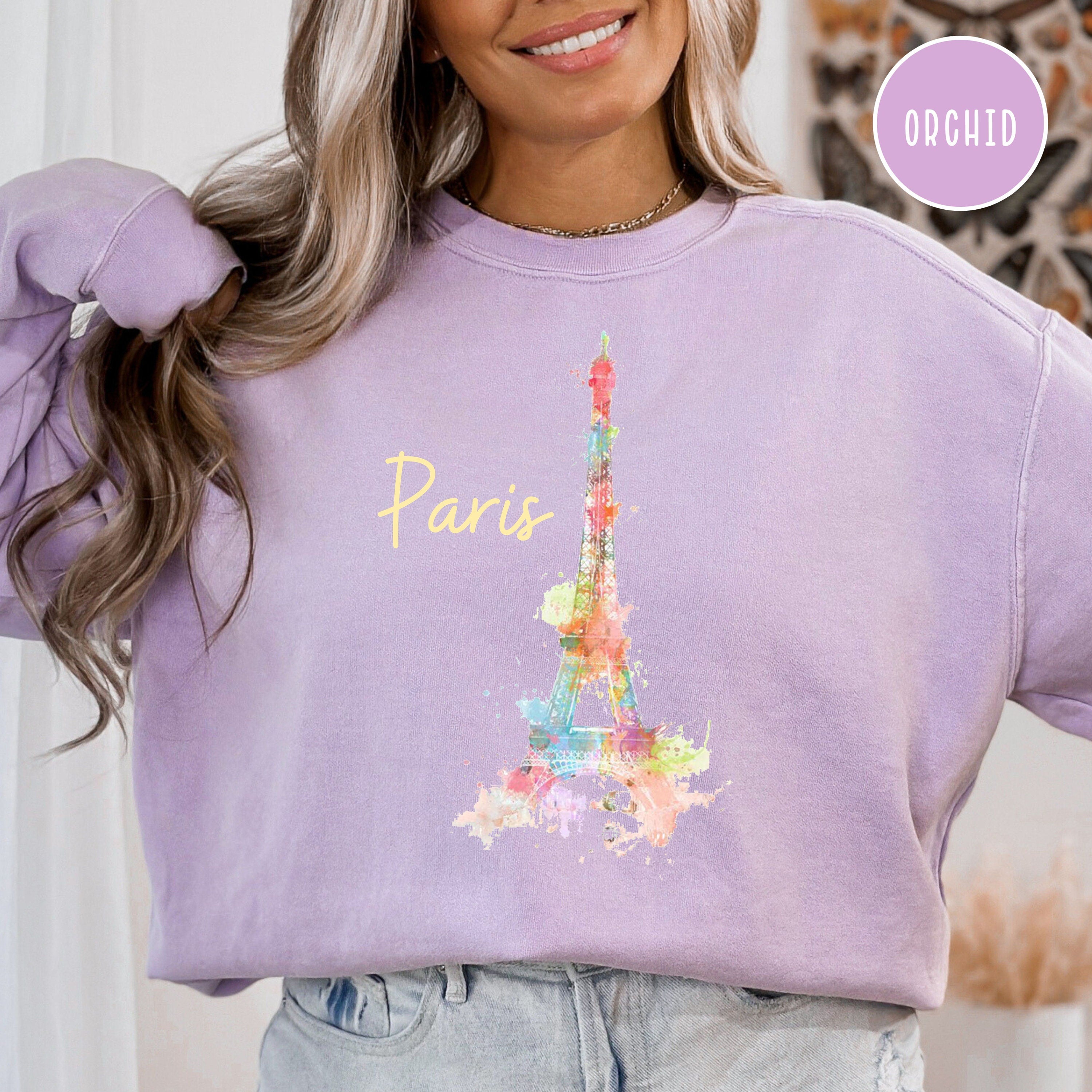 Paris Eiffel Tower Pastel Comfort Colors® Sweatshirt