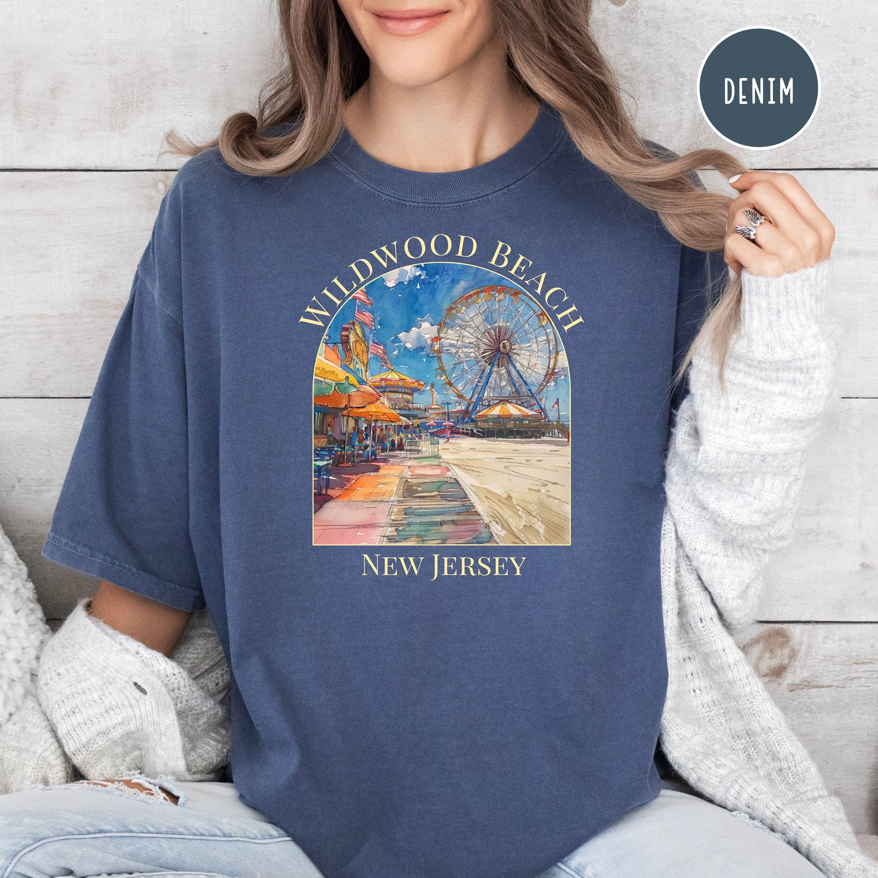 Wildwood Beach New Jersey Comfort Colors® Tee