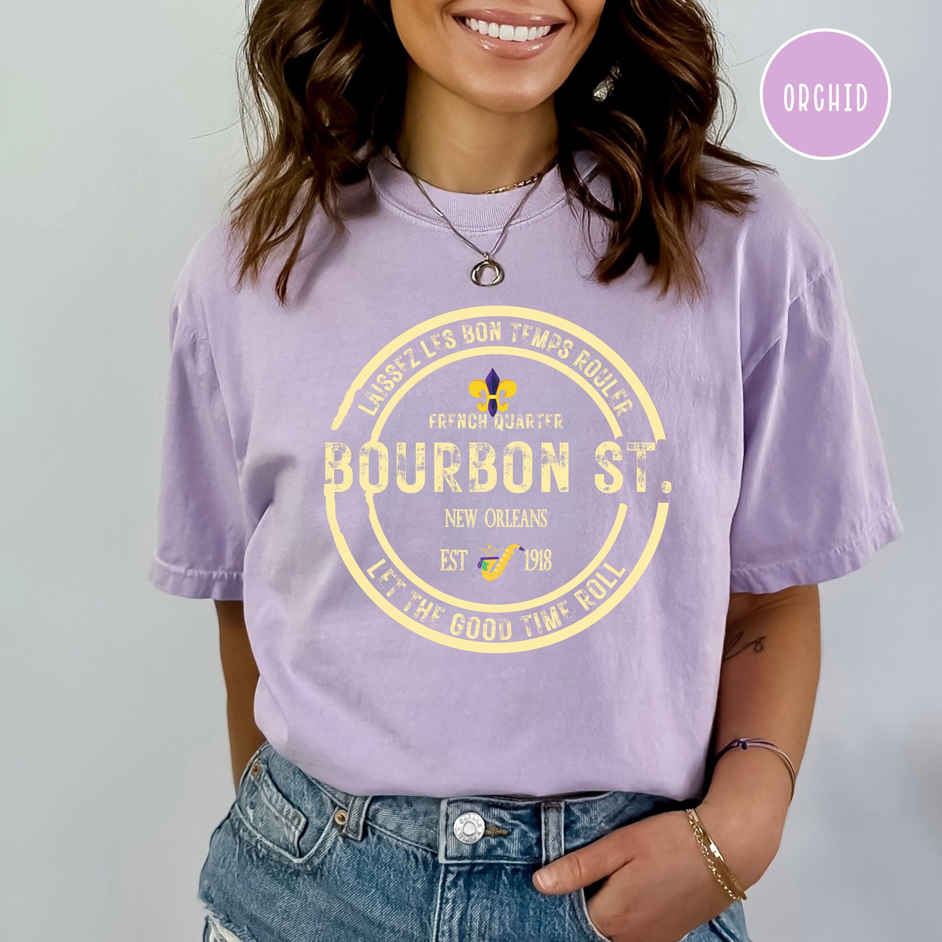 Bourbon Street New Orleans Grunge Style Comfort Colors® T-Shirt