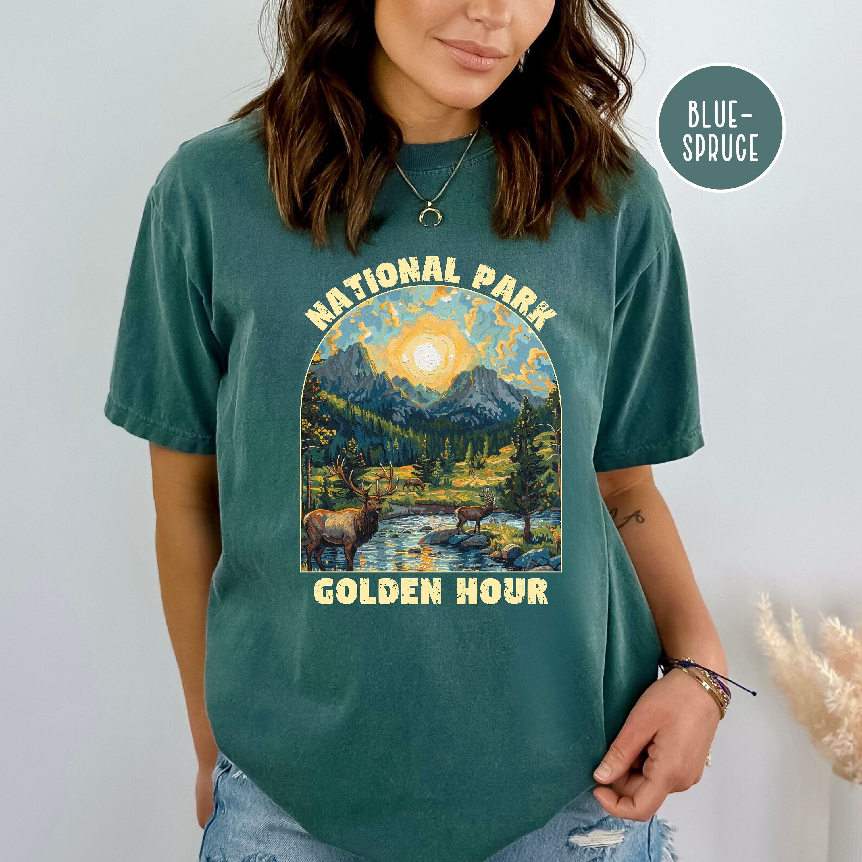 National Park at Sunset Grunge Comfort Colors® Tee