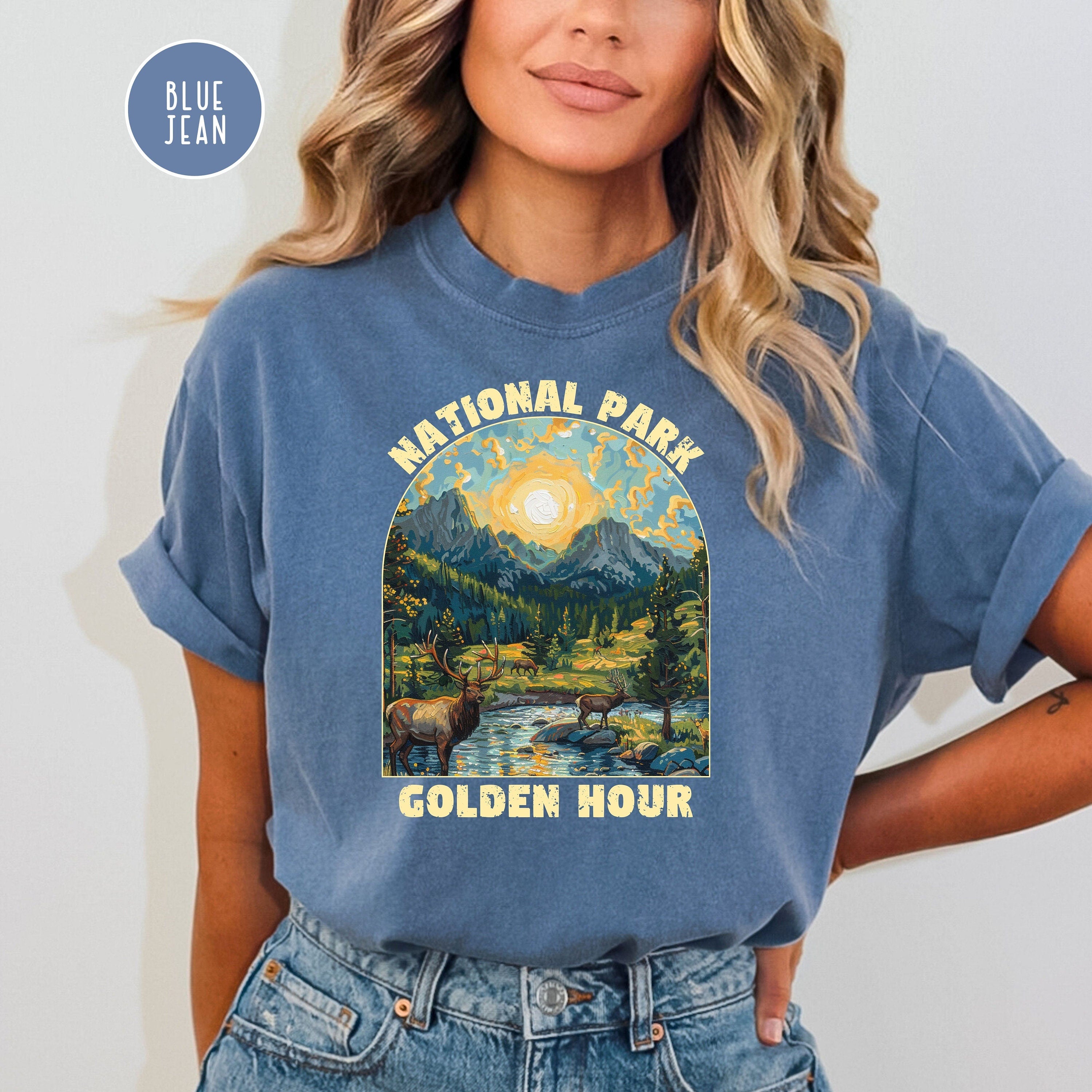 National Park at Sunset Grunge Comfort Colors® Tee