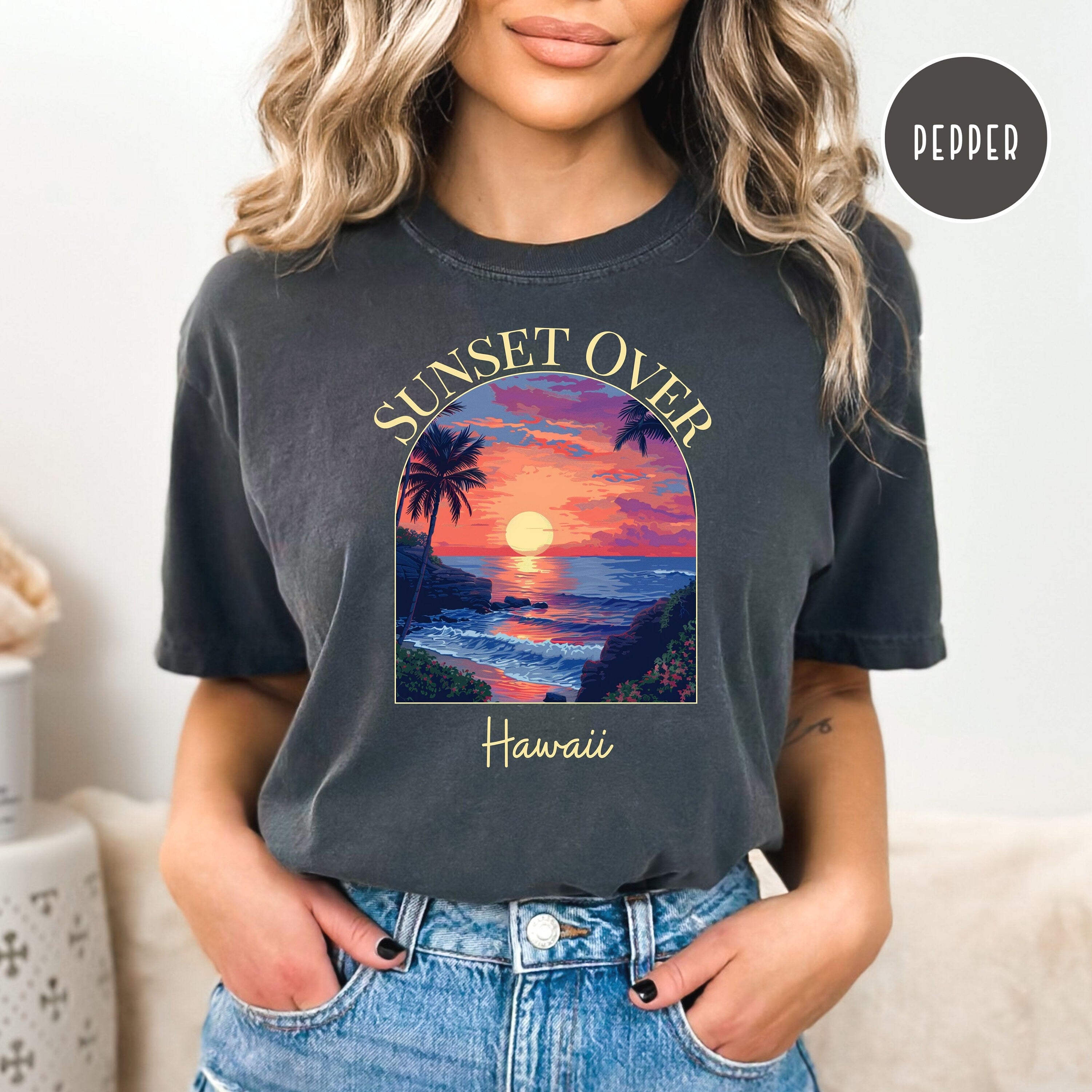 Sunset Over Hawaii Comfort Colors® Tee