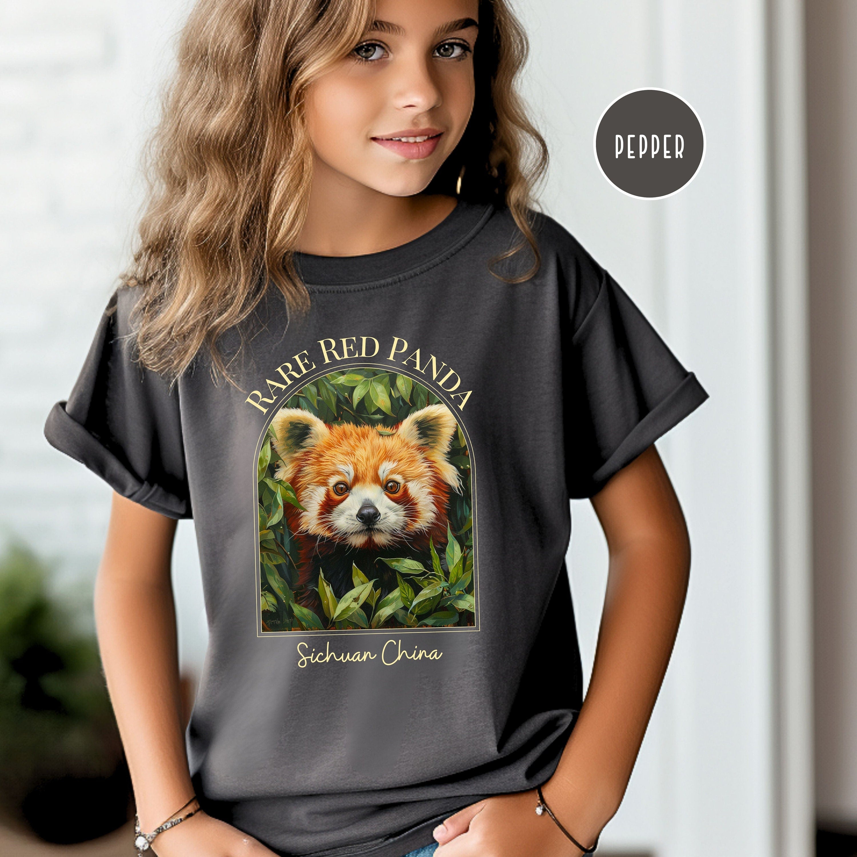 Red Panda Comfort Colors® Youth Tee