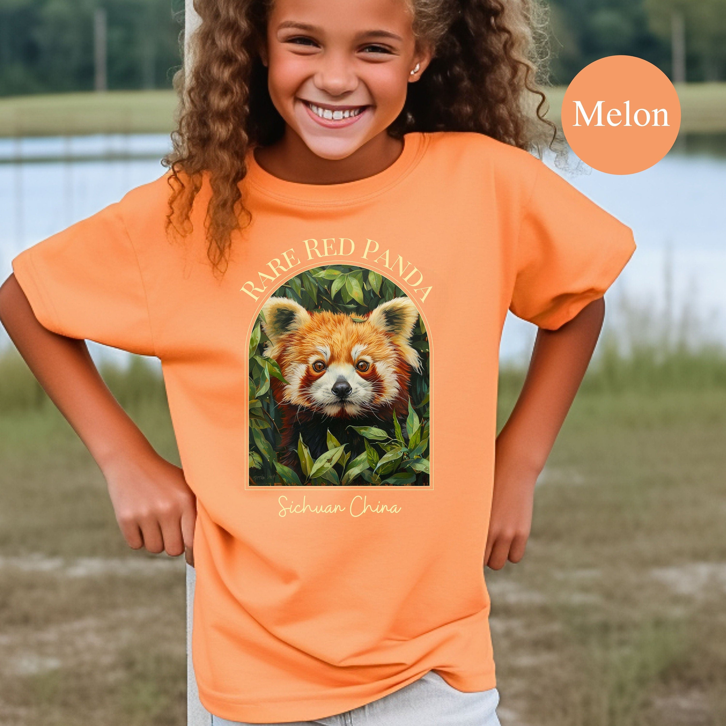 Red Panda Comfort Colors® Youth Tee