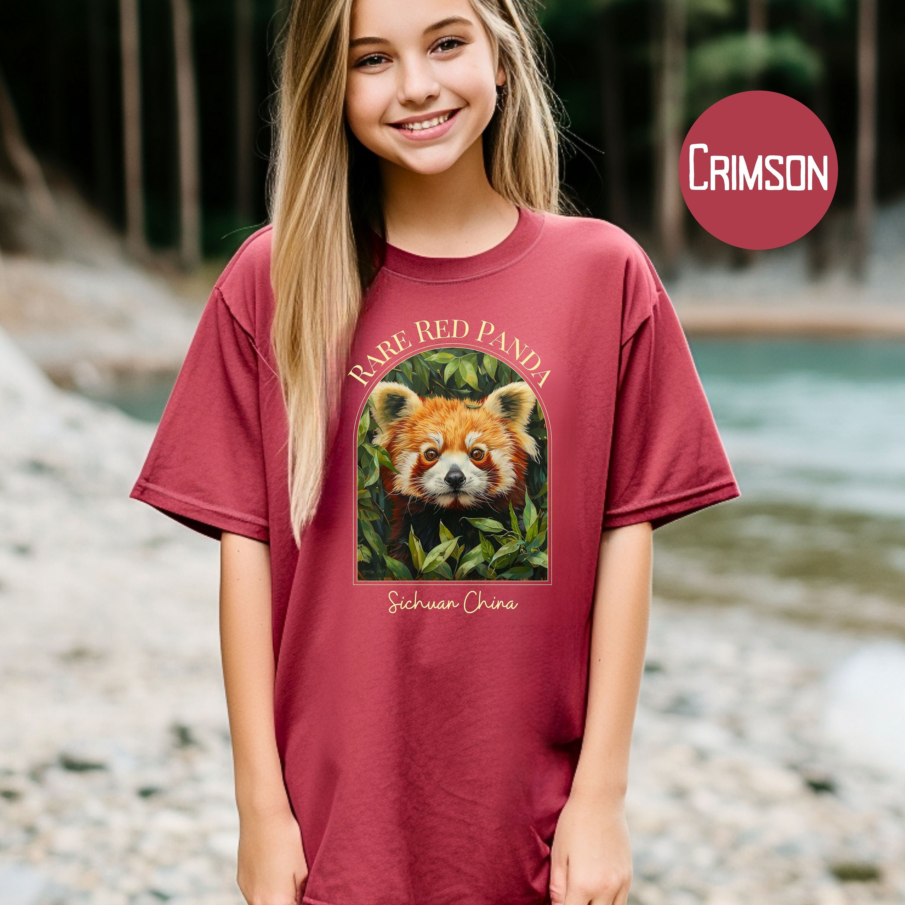 Red Panda Comfort Colors® Youth Tee